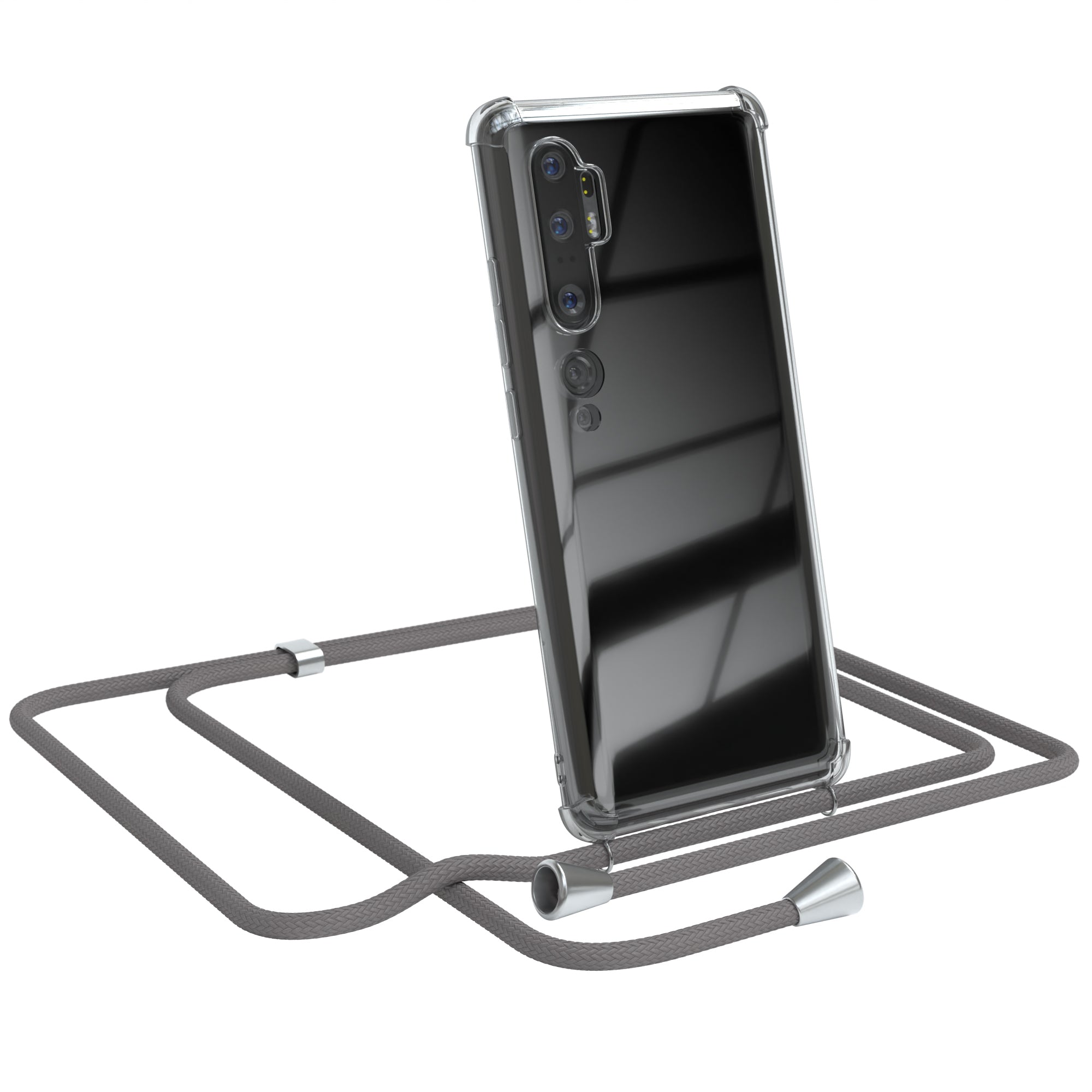 Xiaomi Mi Note 10 / Mi Note 10 Pro transparente Hülle + Kordel