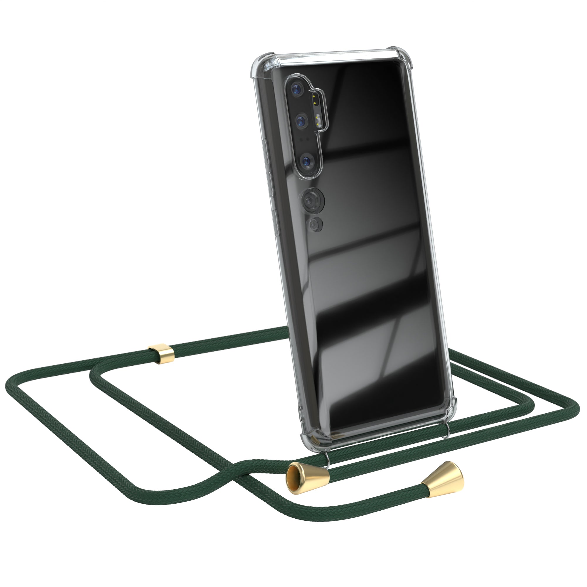 Xiaomi Mi Note 10 / Mi Note 10 Pro transparente Hülle + Kordel