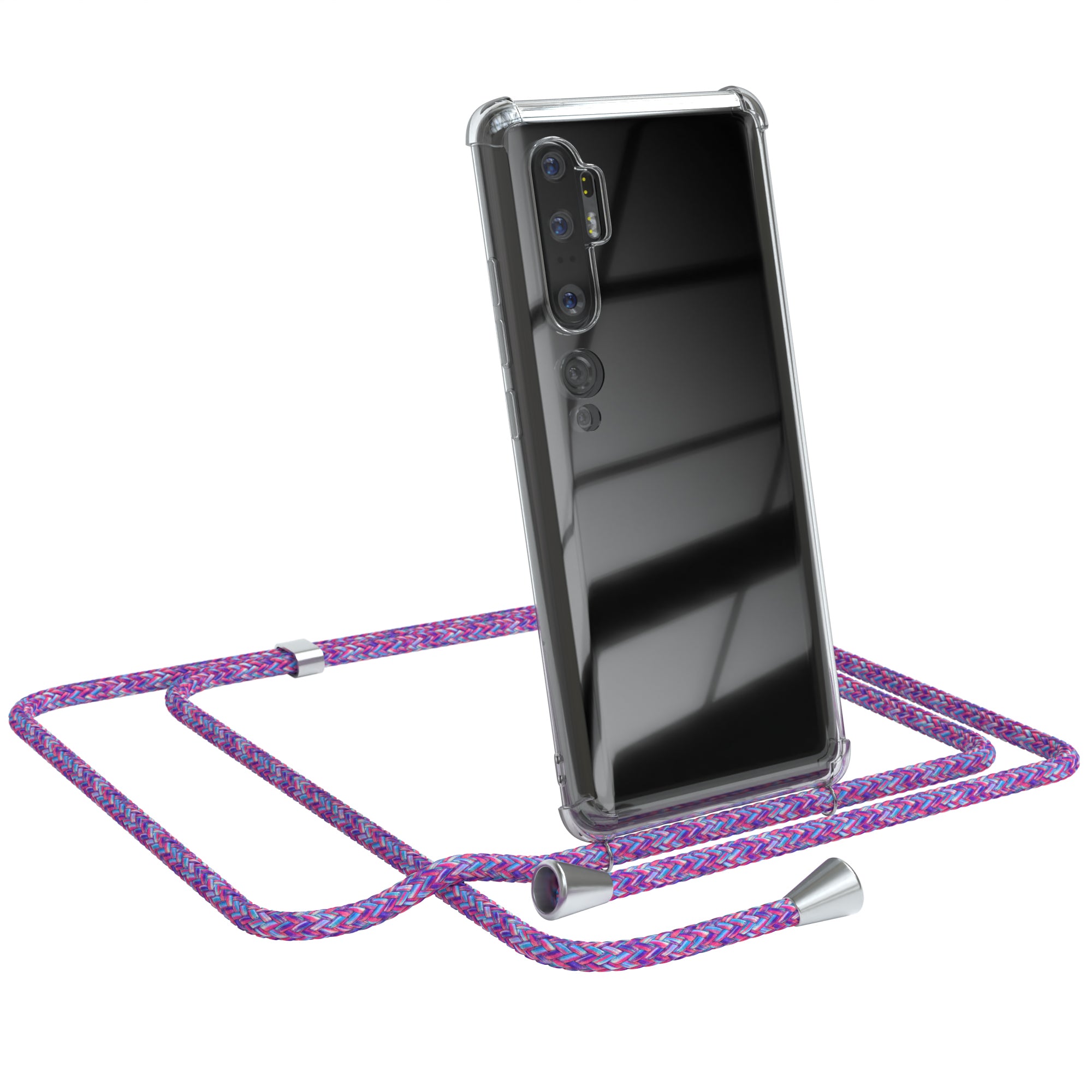 Xiaomi Mi Note 10 / Mi Note 10 Pro transparente Hülle + Kordel