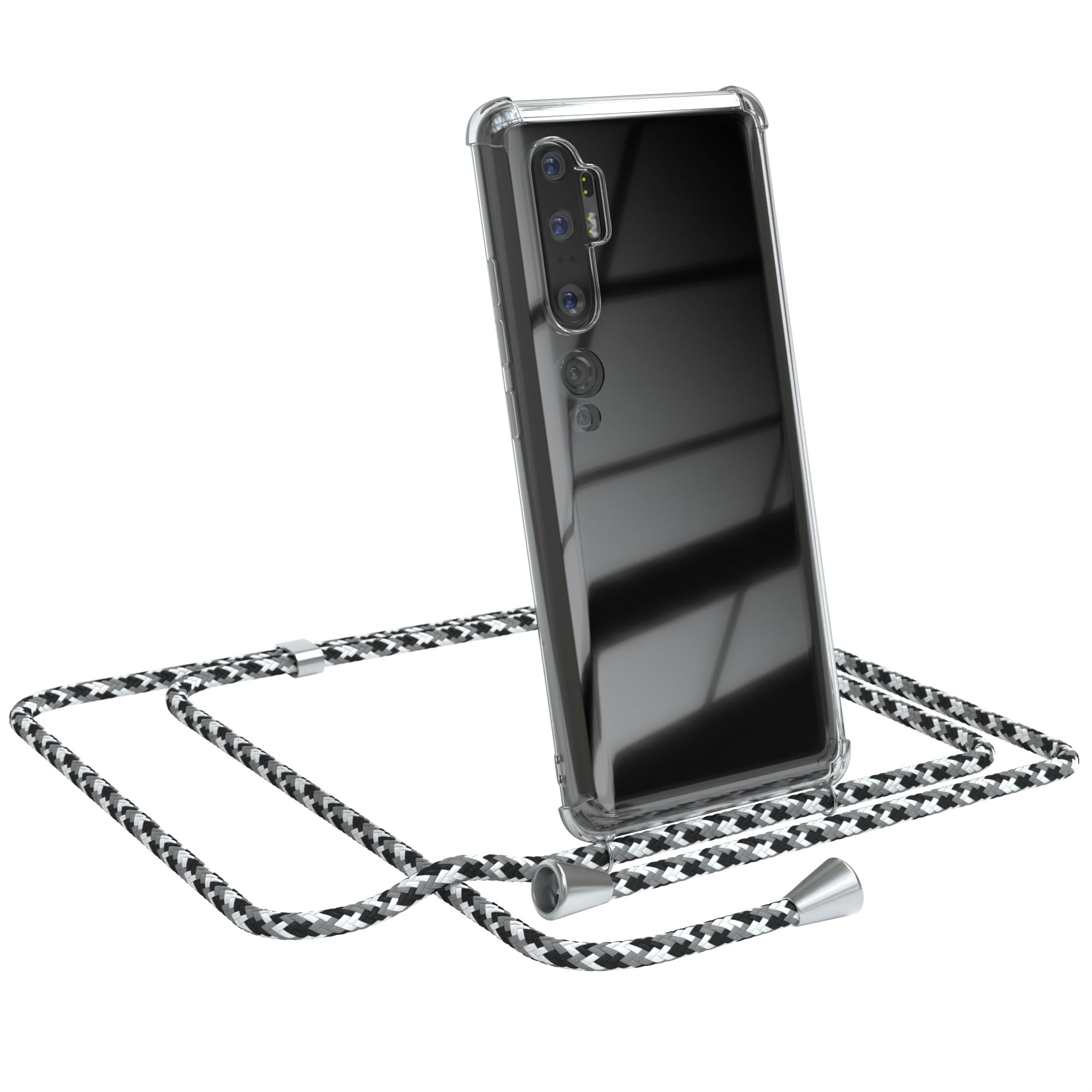 Xiaomi Mi Note 10 / Mi Note 10 Pro transparente Hülle + Kordel
