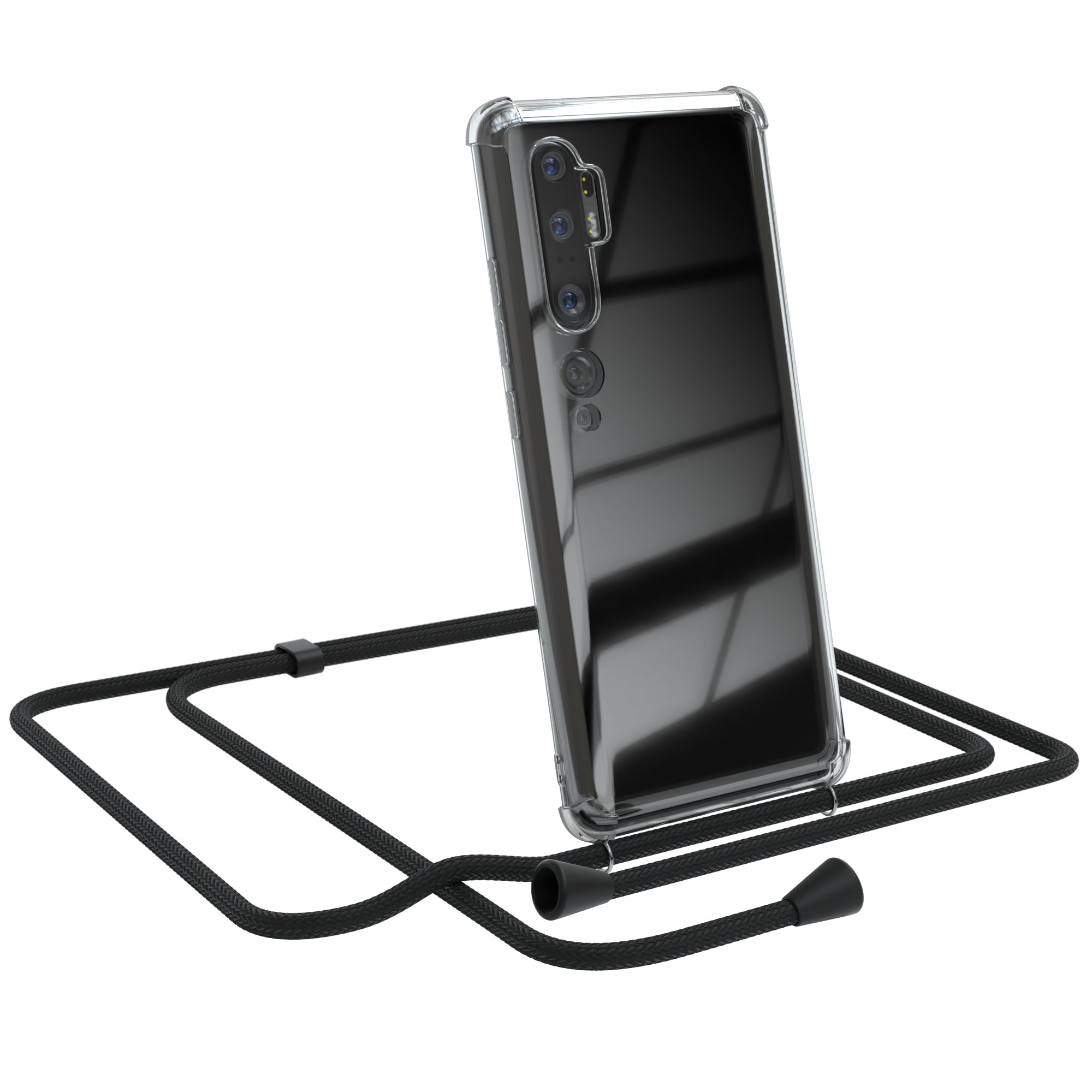 Xiaomi Mi Note 10 / Mi Note 10 Pro transparente Hülle + Kordel