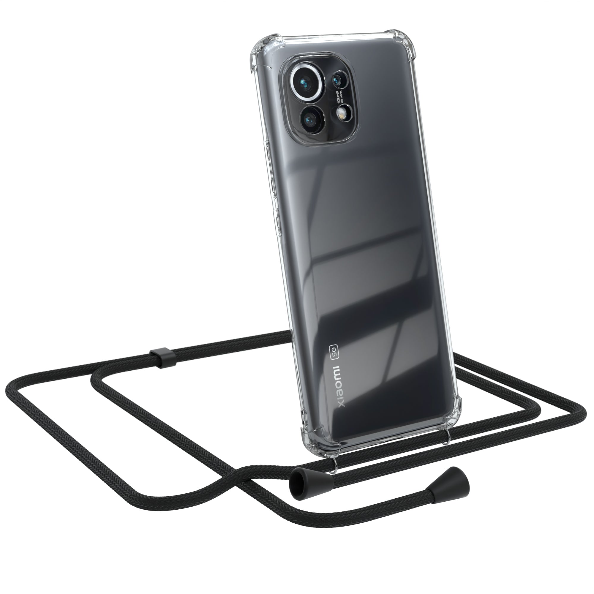 Xiaomi Mi 11 5G transparente Hülle + Kordel
