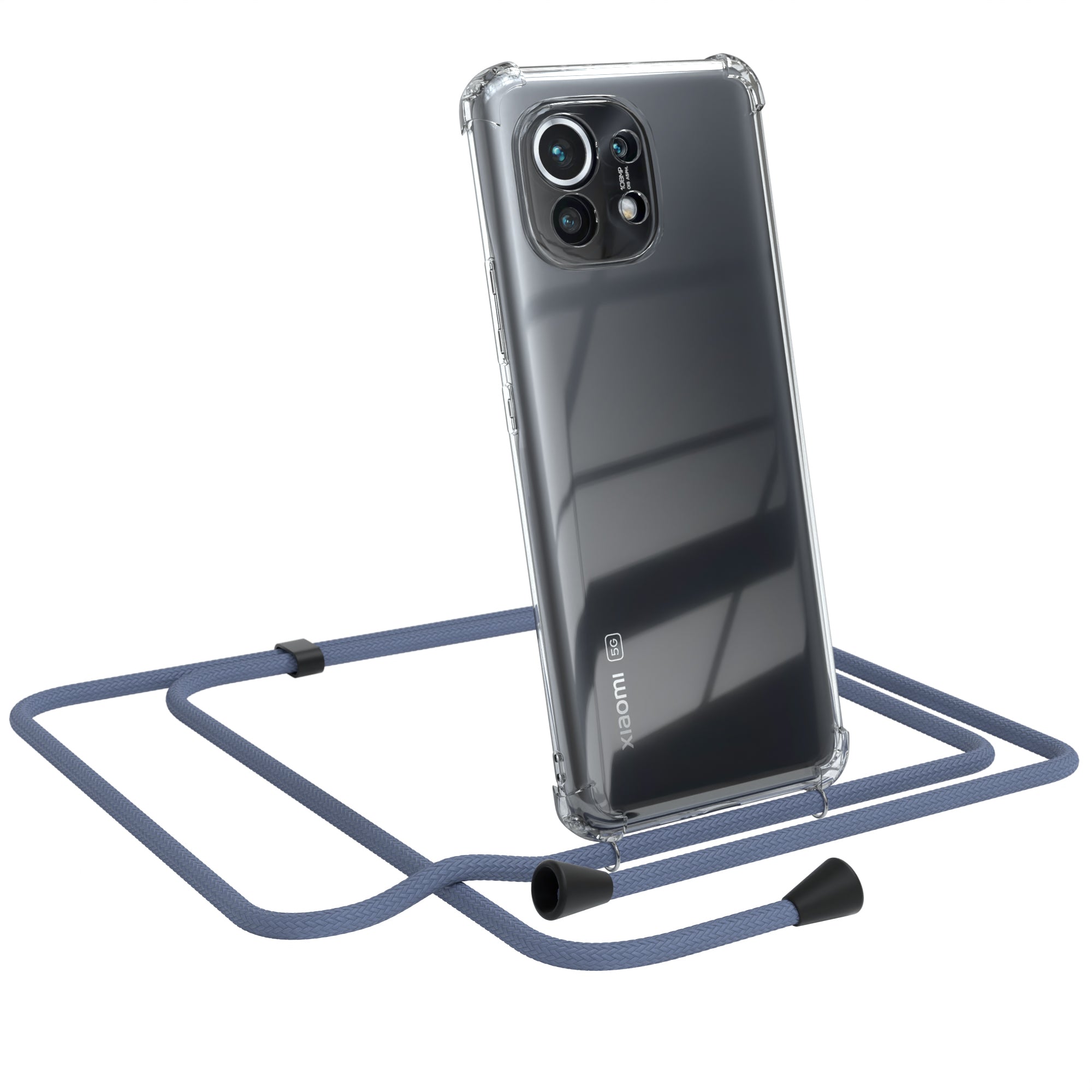 Xiaomi Mi 11 5G transparente Hülle + Kordel