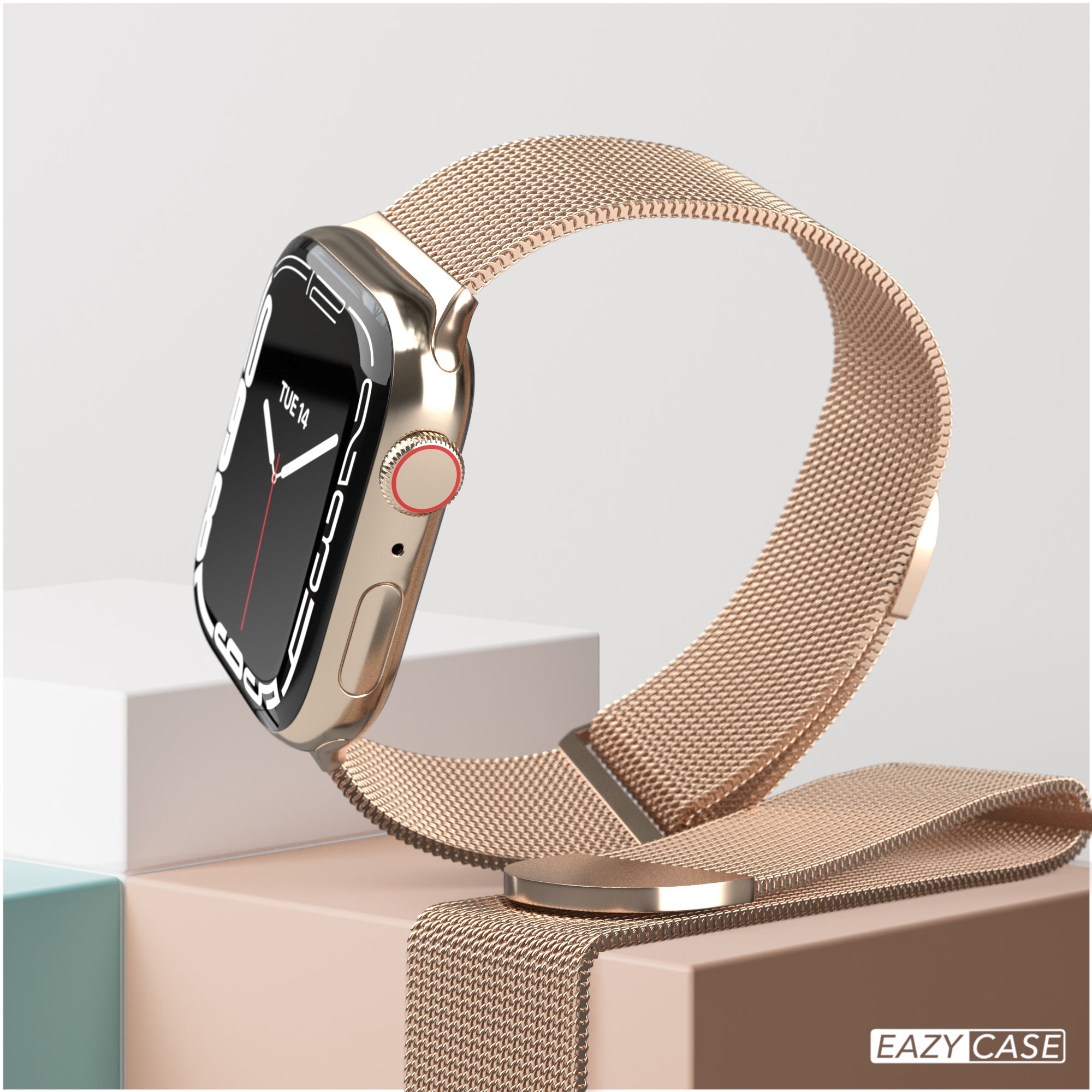 Apple Watch Armband Metall Edelstahl mit Magnetverschluss EAZY CASE