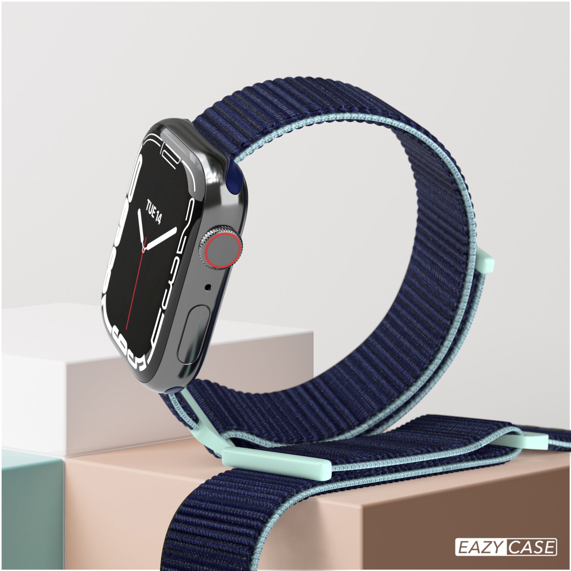 Apple Watch Nylon Armband mit Klettverschluss EAZY CASE Sport Loop