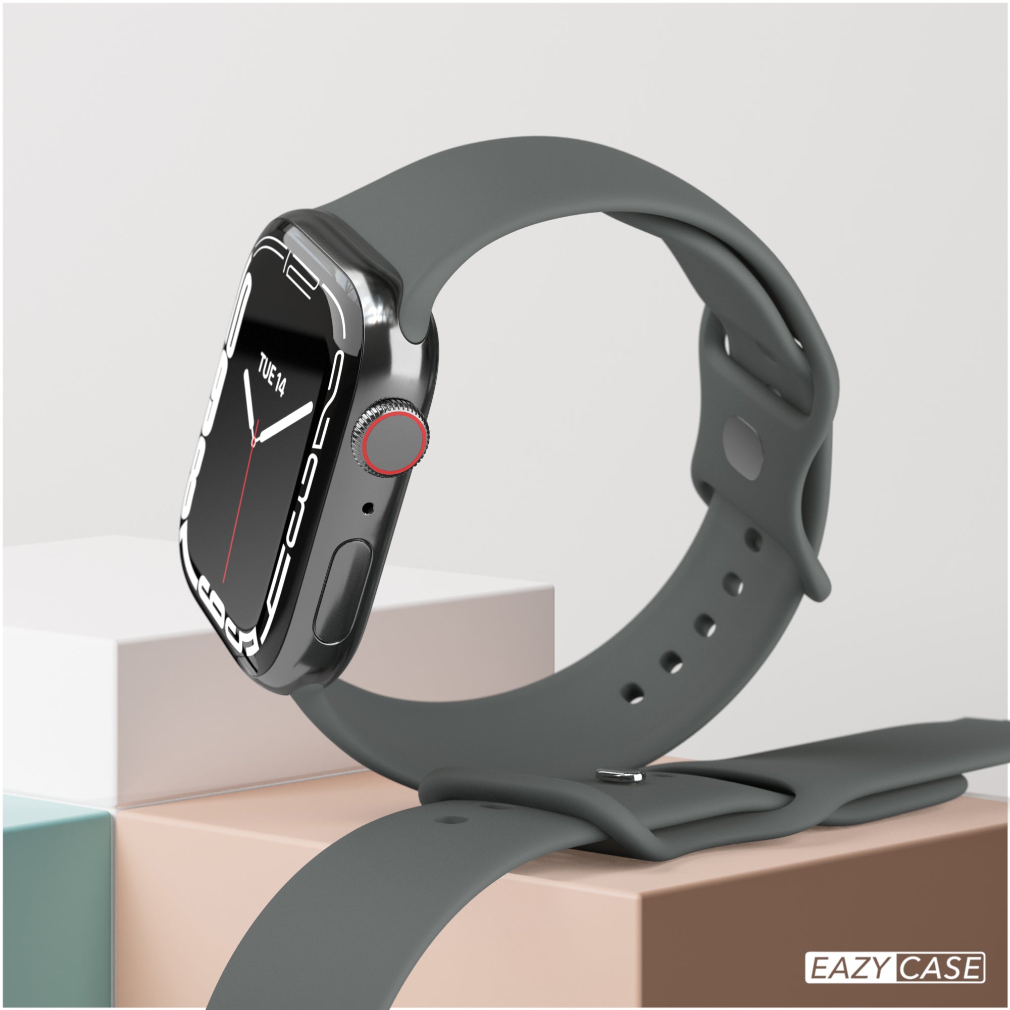Apple Watch Silikon Armband mit Schnellverschluss von EAZY CASE