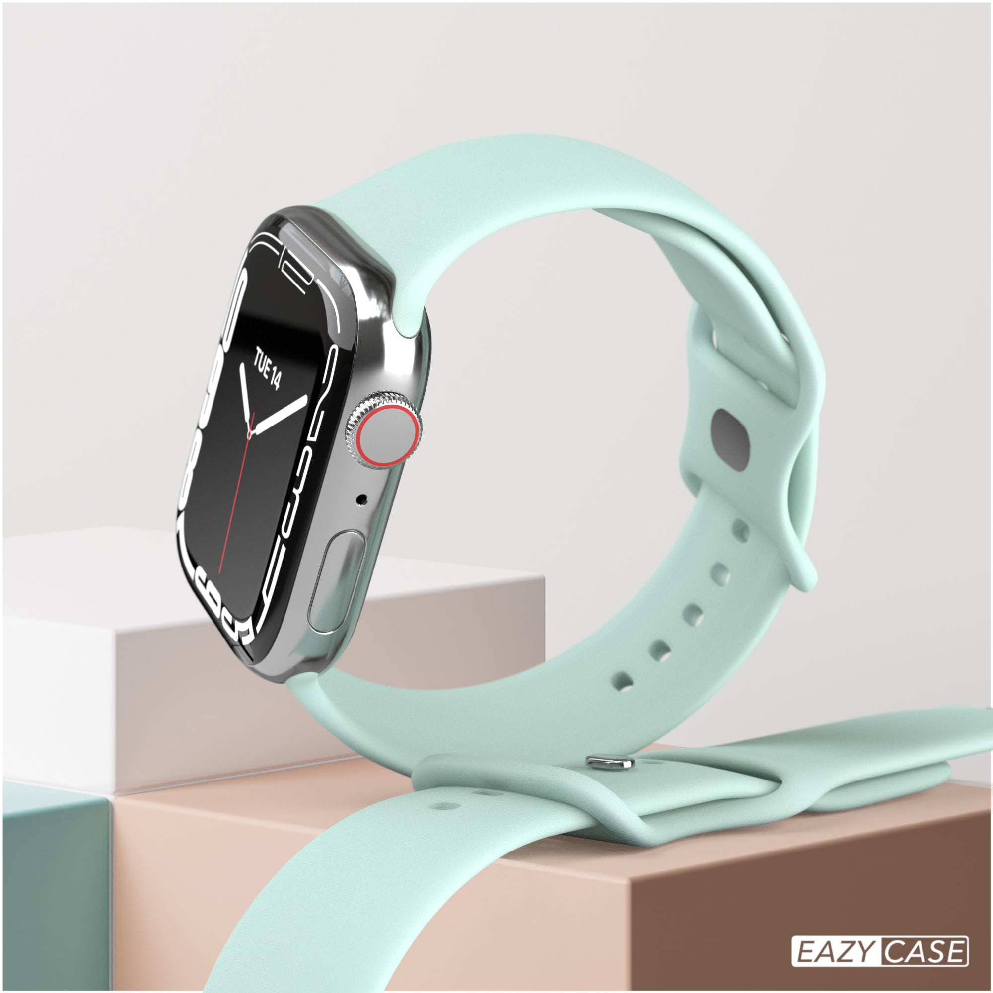 Apple Watch Silikon Armband mit Schnellverschluss von EAZY CASE