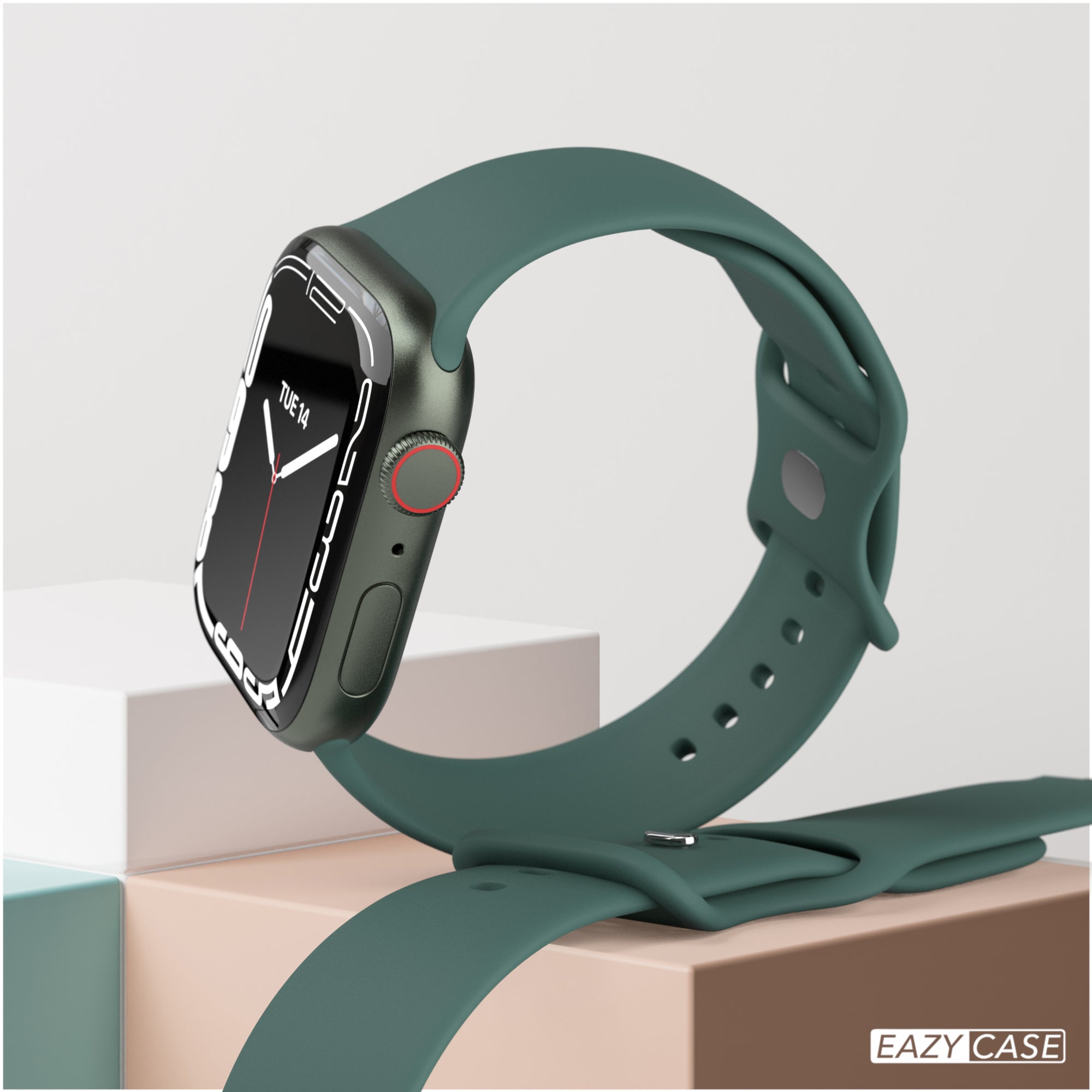 Apple Watch Silikon Armband mit Schnellverschluss von EAZY CASE