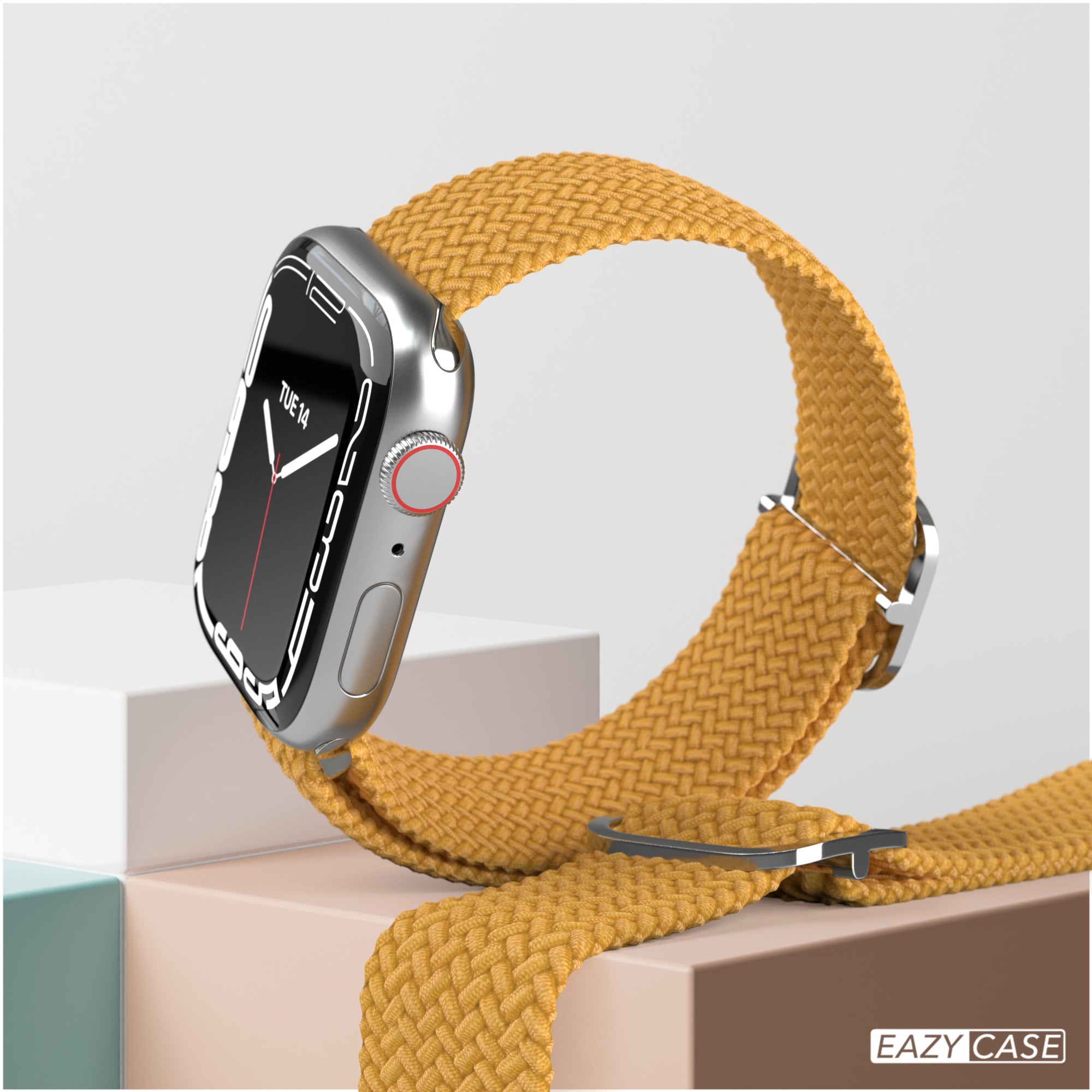 Apple Watch Armband geflochten Edelstahl Magnetverschluss EAZY CASE Wristband