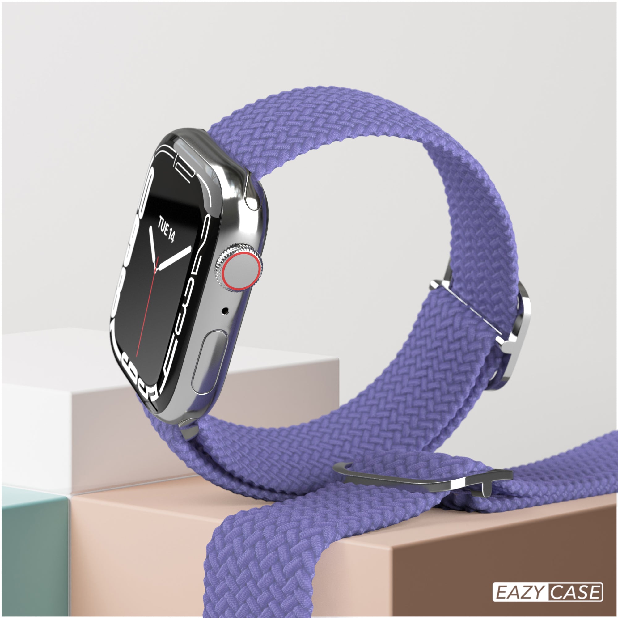 Apple Watch Armband geflochten Edelstahl Magnetverschluss EAZY CASE Wristband