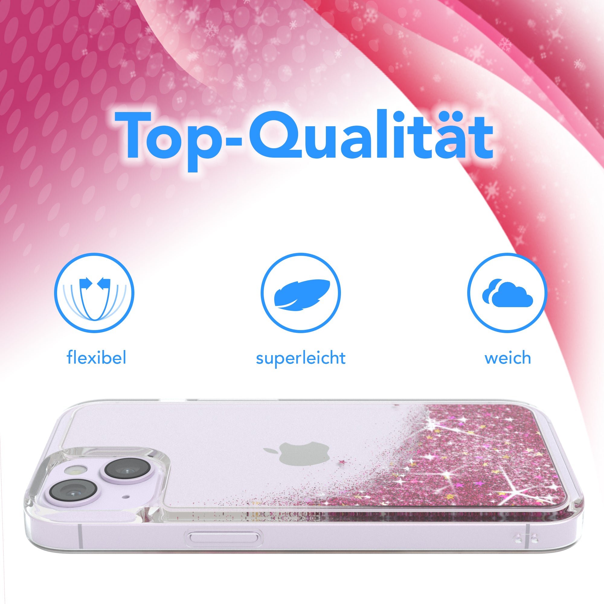 iPhone 14 Glitzerhülle