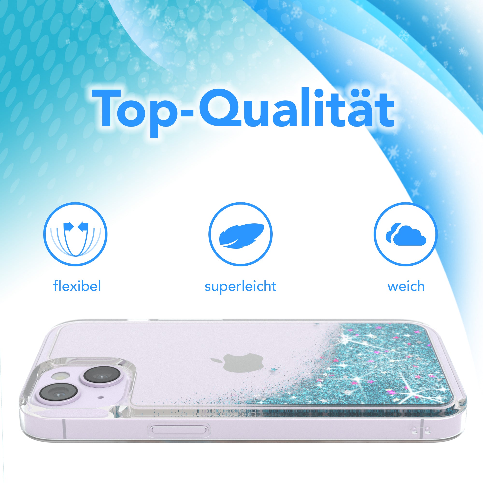 iPhone 14 Glitzerhülle