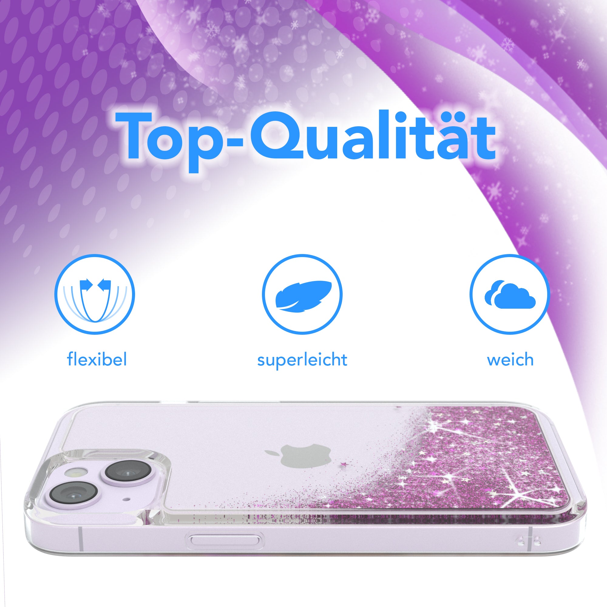 iPhone 14 Glitzerhülle