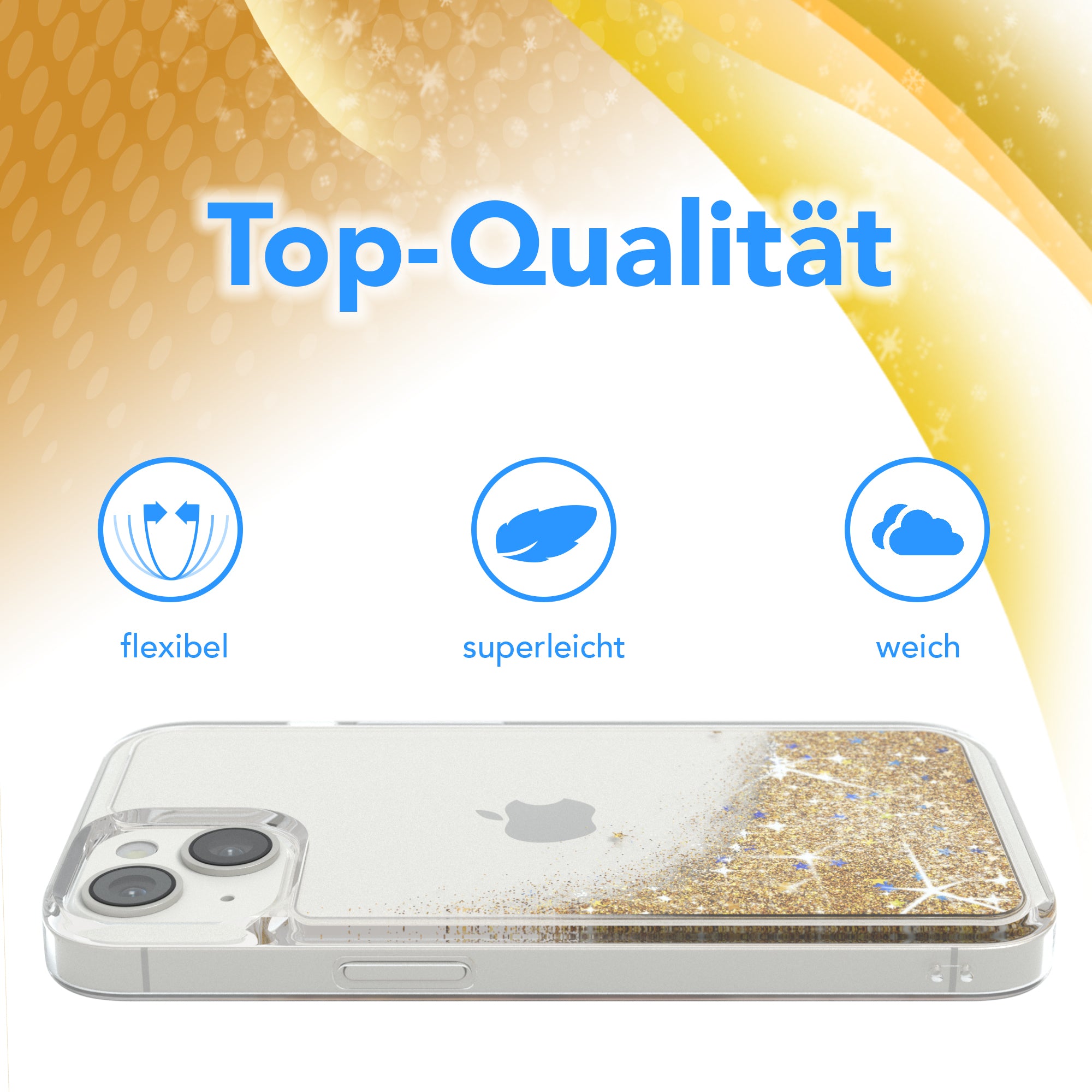 iPhone 14 Glitzerhülle