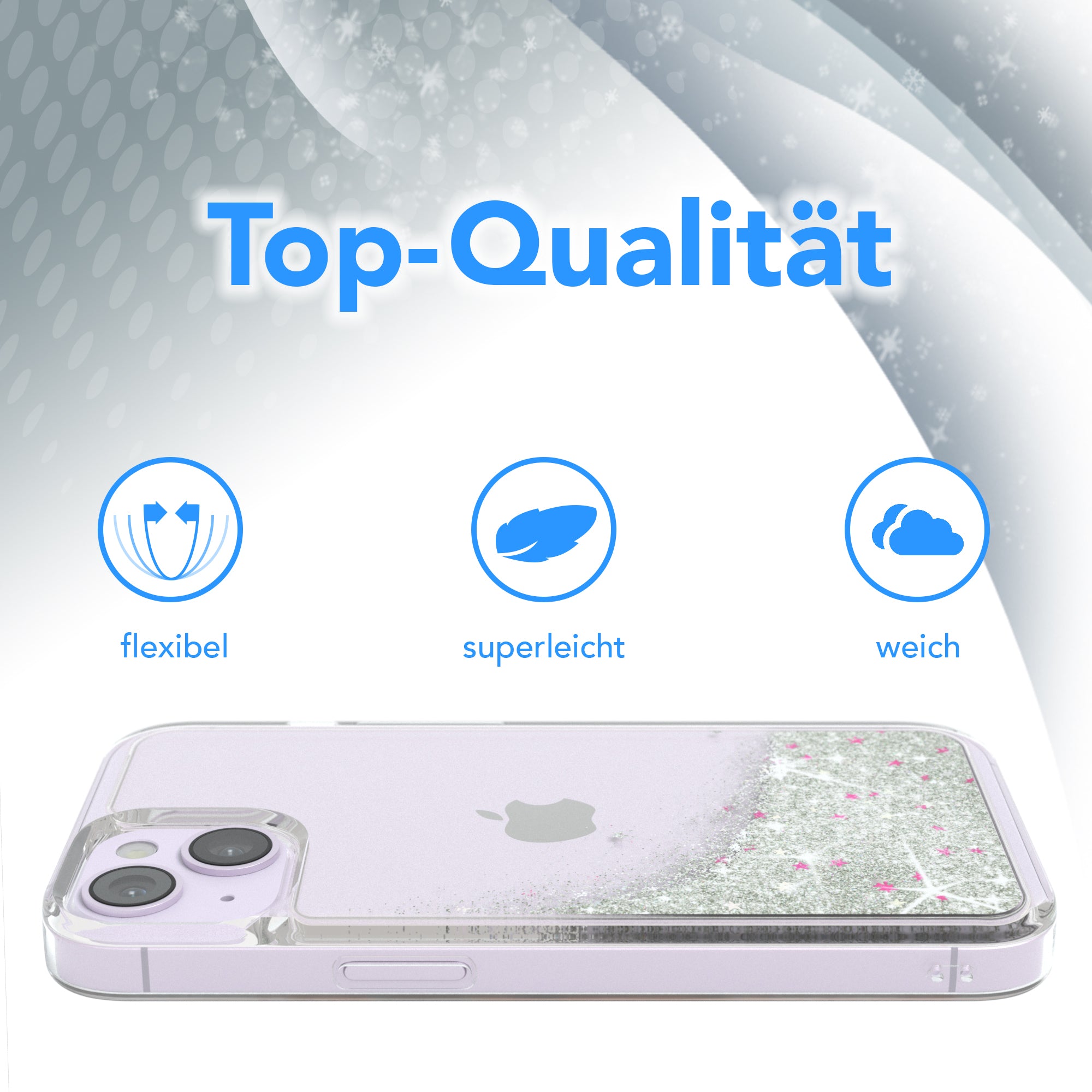 iPhone 14 Glitzerhülle