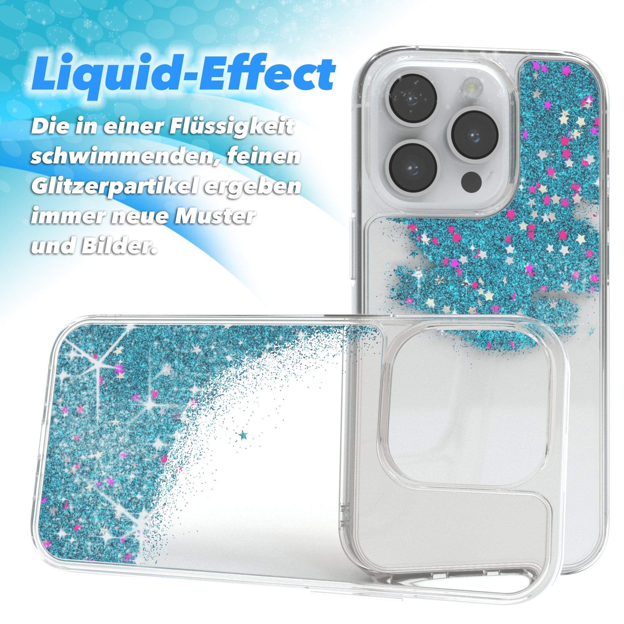 iPhone 14 Pro Glitzerhülle