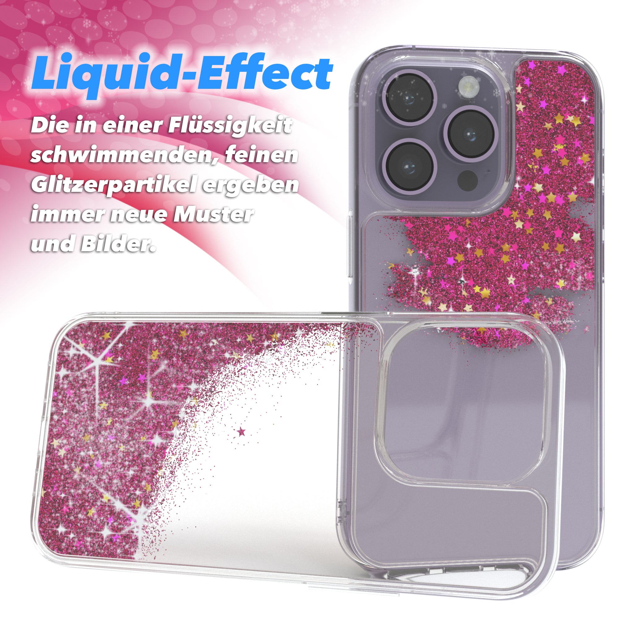 iPhone 14 Pro Glitzerhülle