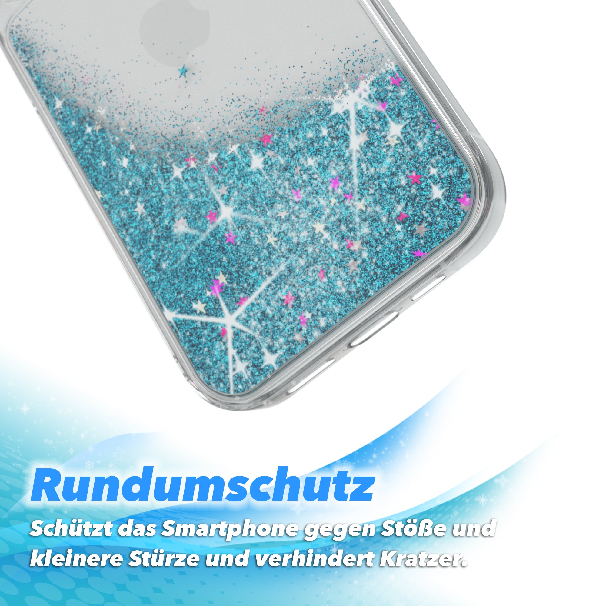 iPhone 14 Pro Glitzerhülle