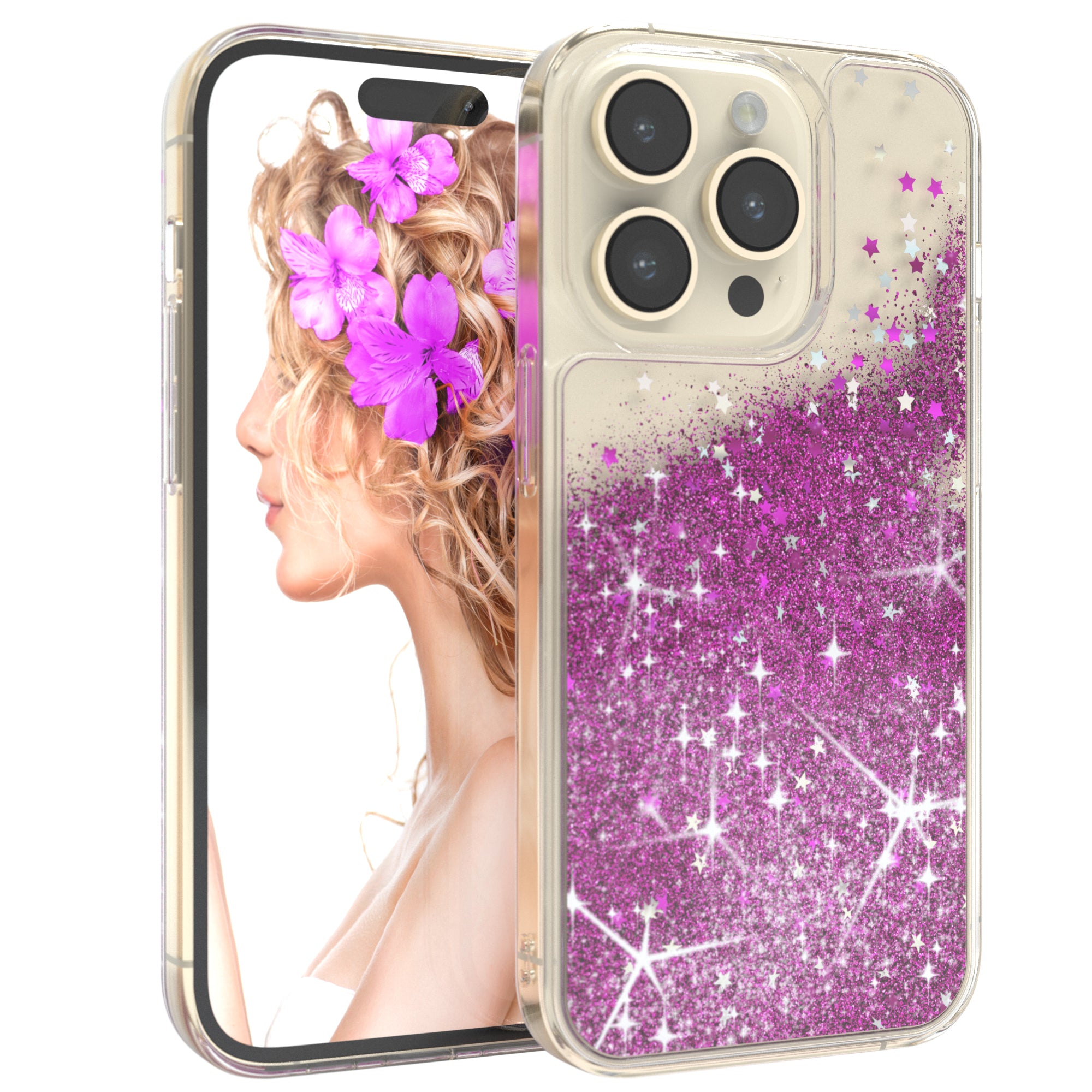 iPhone 14 Pro Glitzerhülle