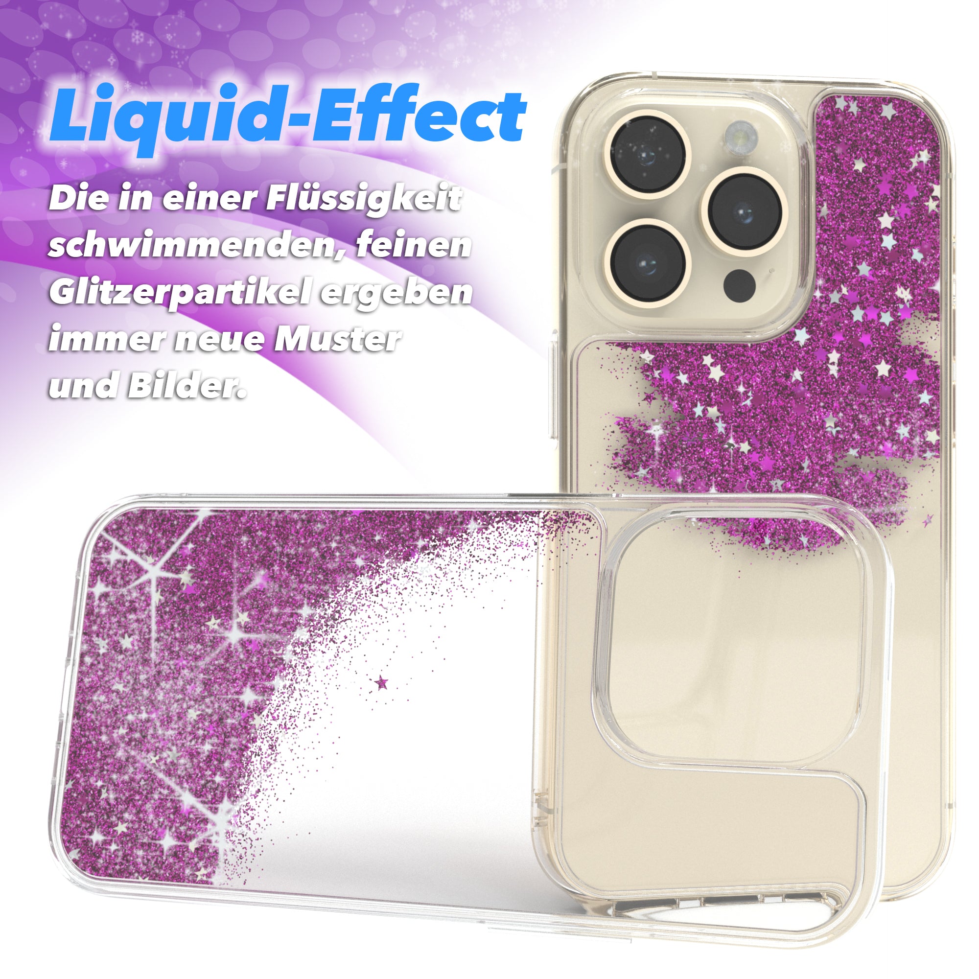 iPhone 14 Pro Glitzerhülle