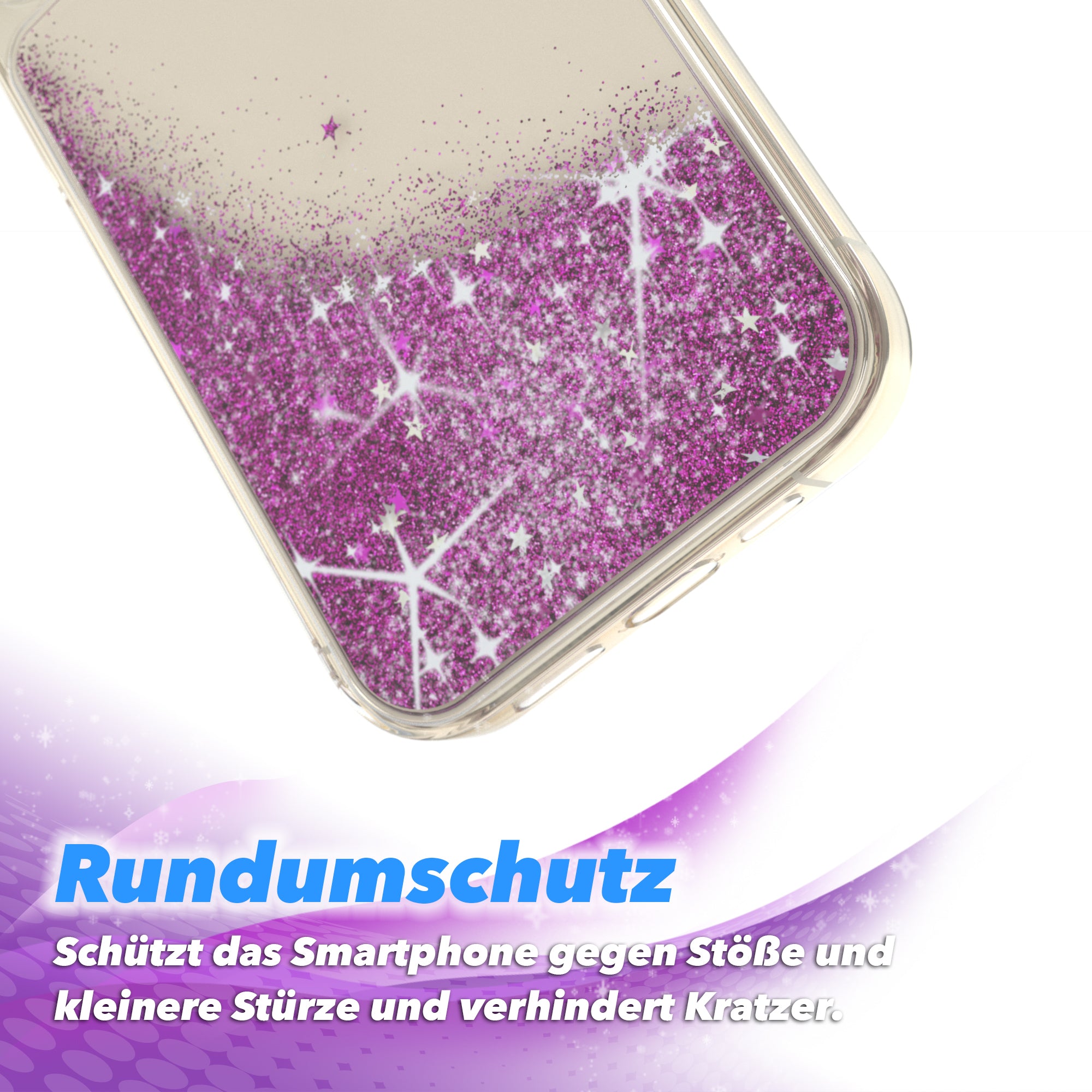 iPhone 14 Pro Glitzerhülle