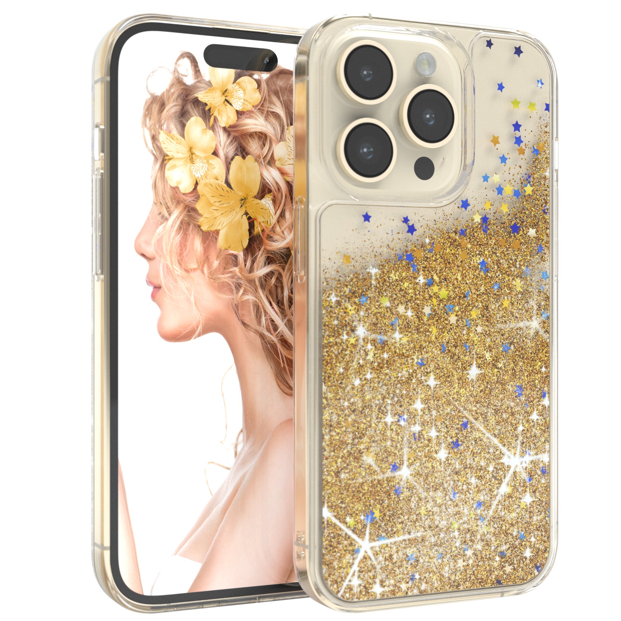 iPhone 14 Pro Glitzerhülle
