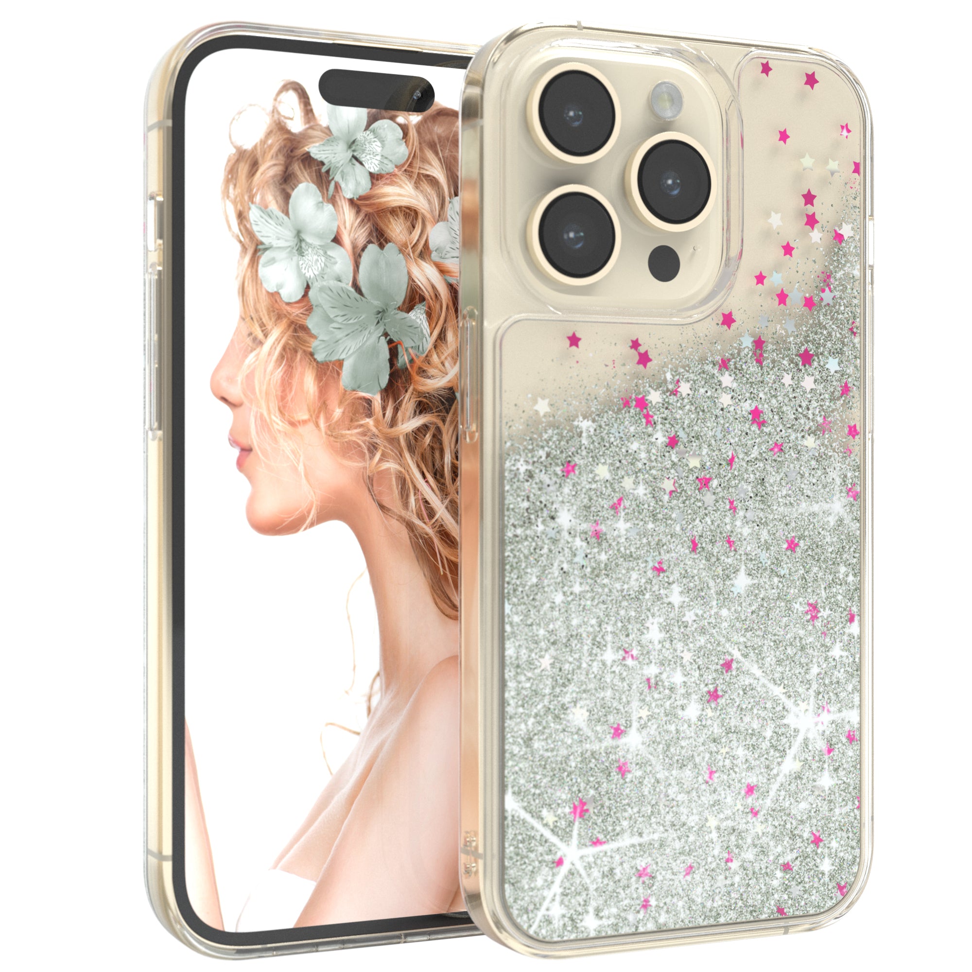 iPhone 14 Pro Glitzerhülle