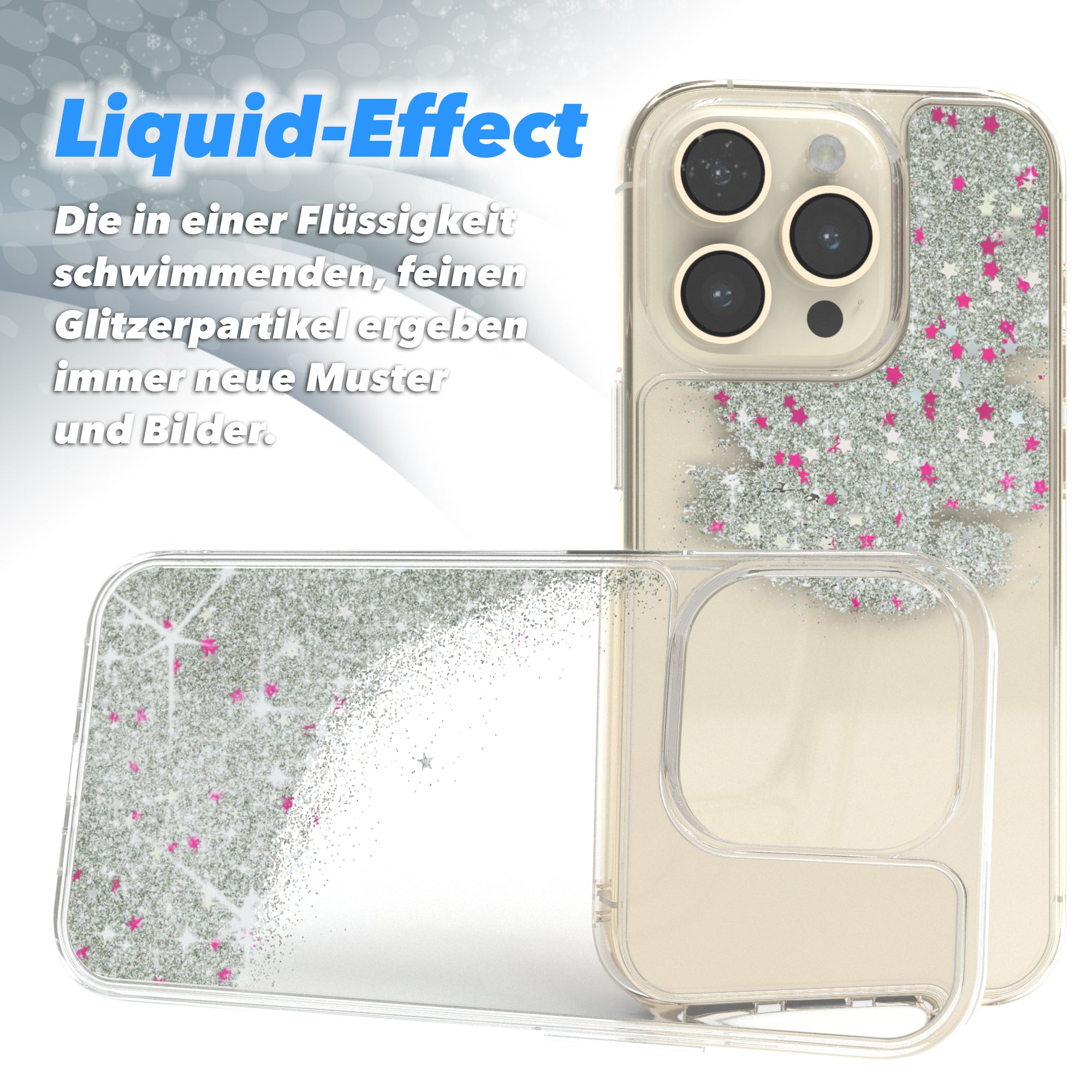 iPhone 14 Pro Glitzerhülle