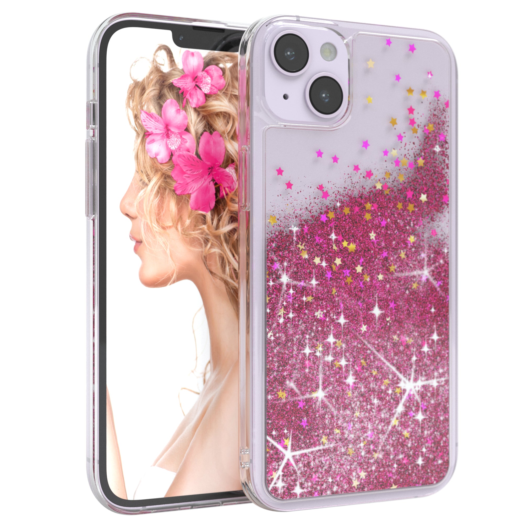 iPhone 14 Plus Glitzerhülle