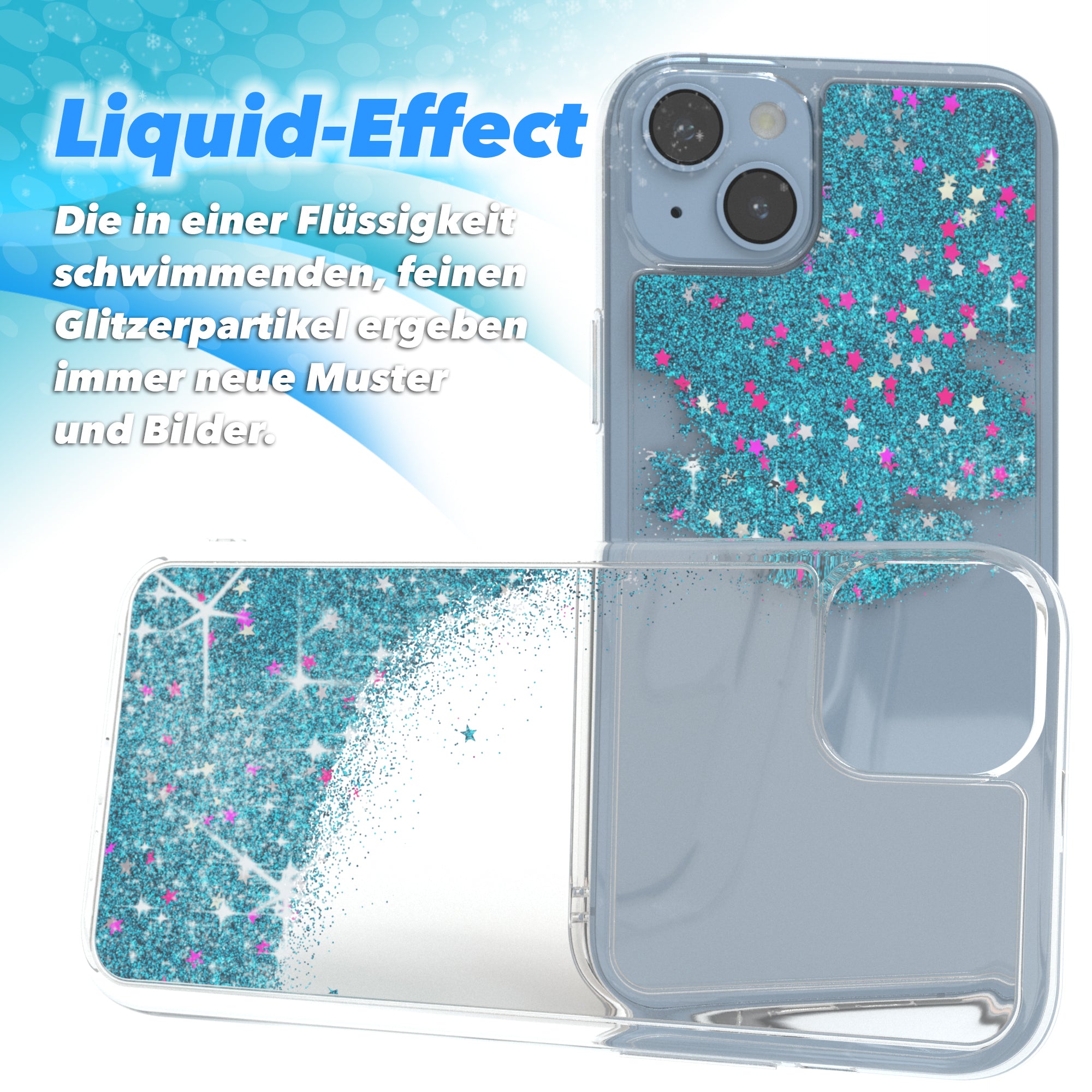 iPhone 14 Plus Glitzerhülle