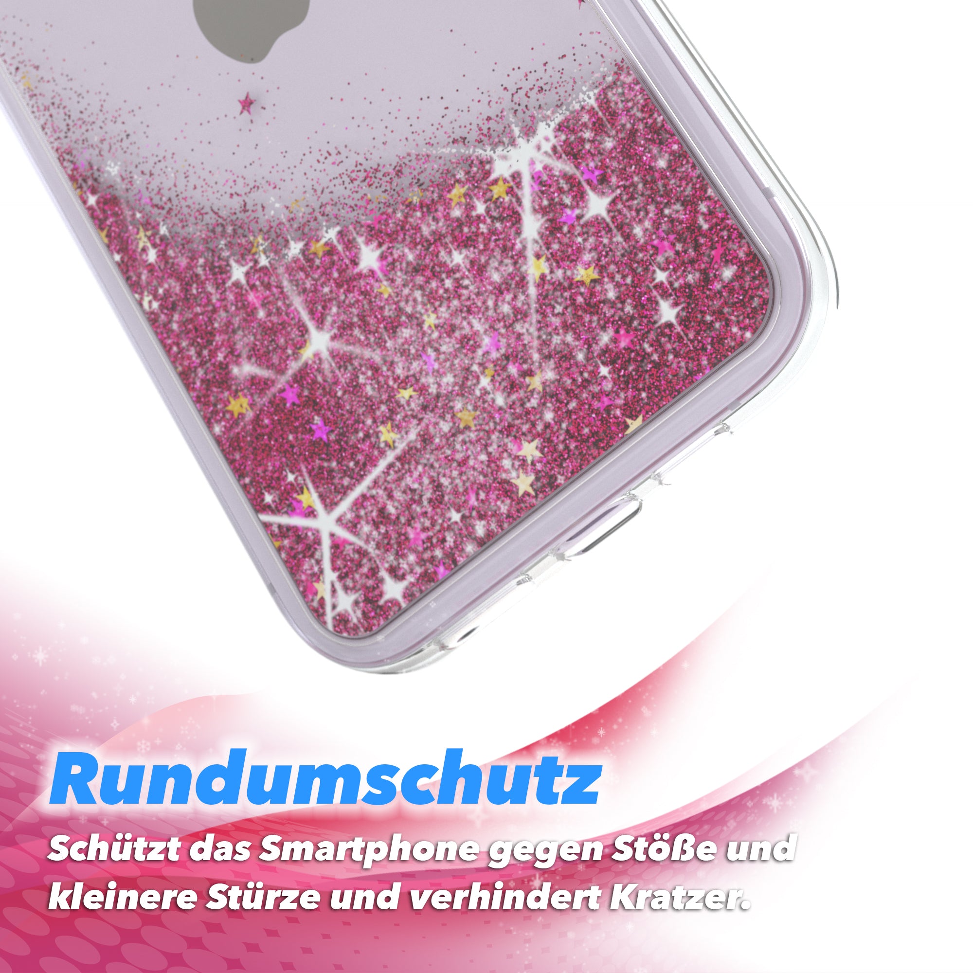 iPhone 14 Plus Glitzerhülle