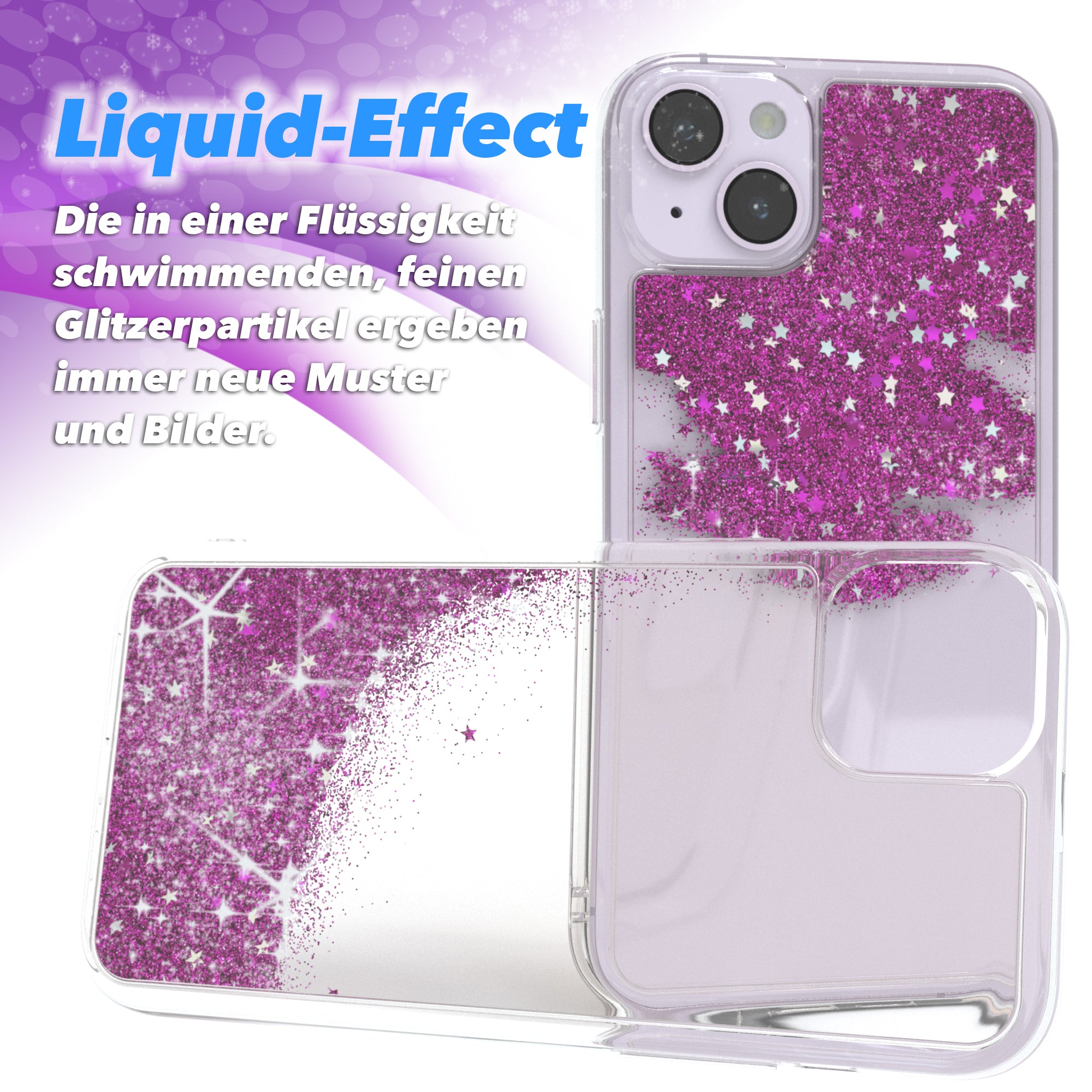 iPhone 14 Plus Glitzerhülle