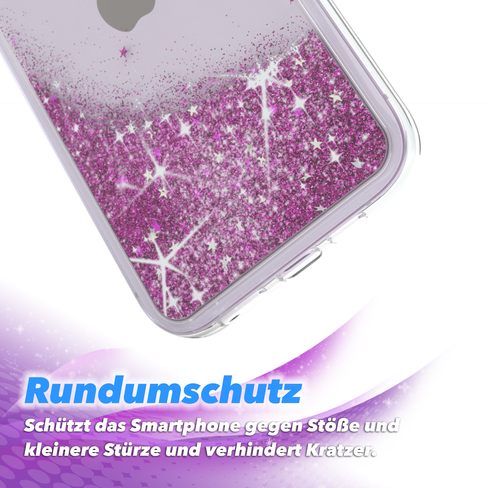 iPhone 14 Plus Glitzerhülle