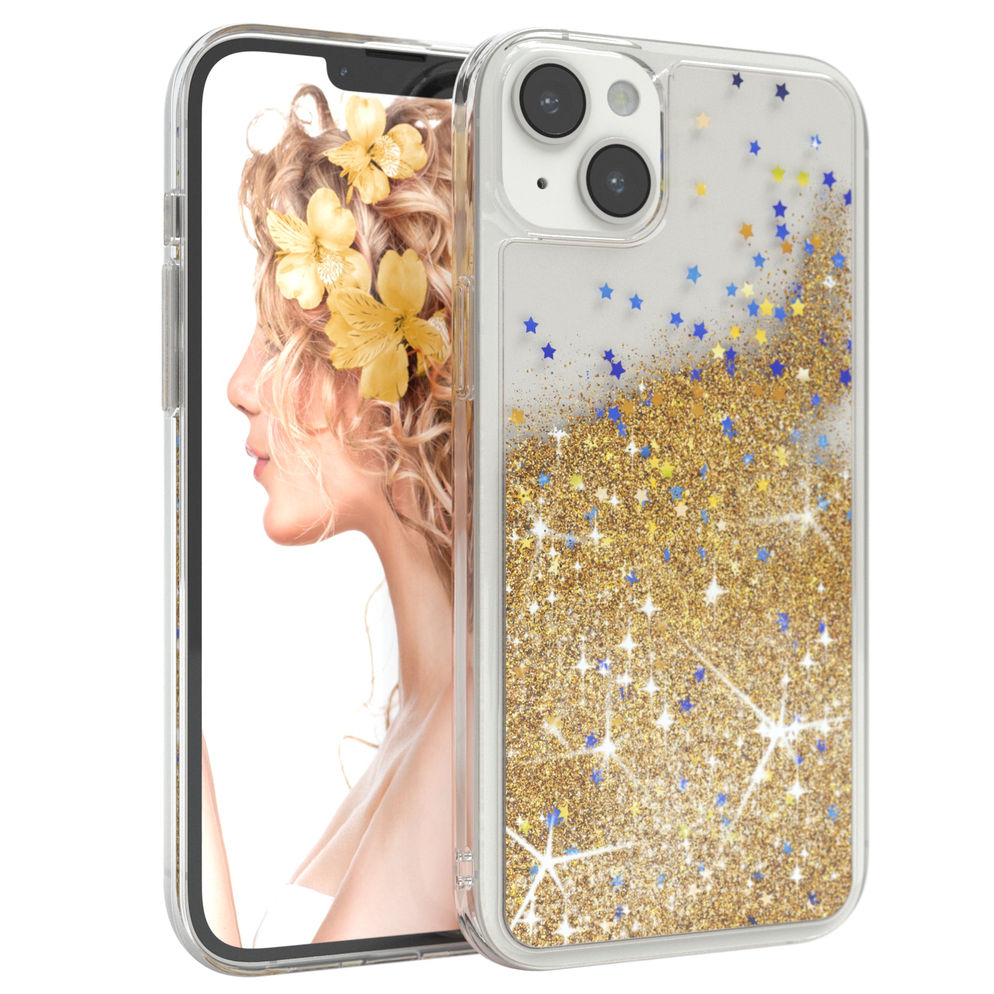 iPhone 14 Plus Glitzerhülle