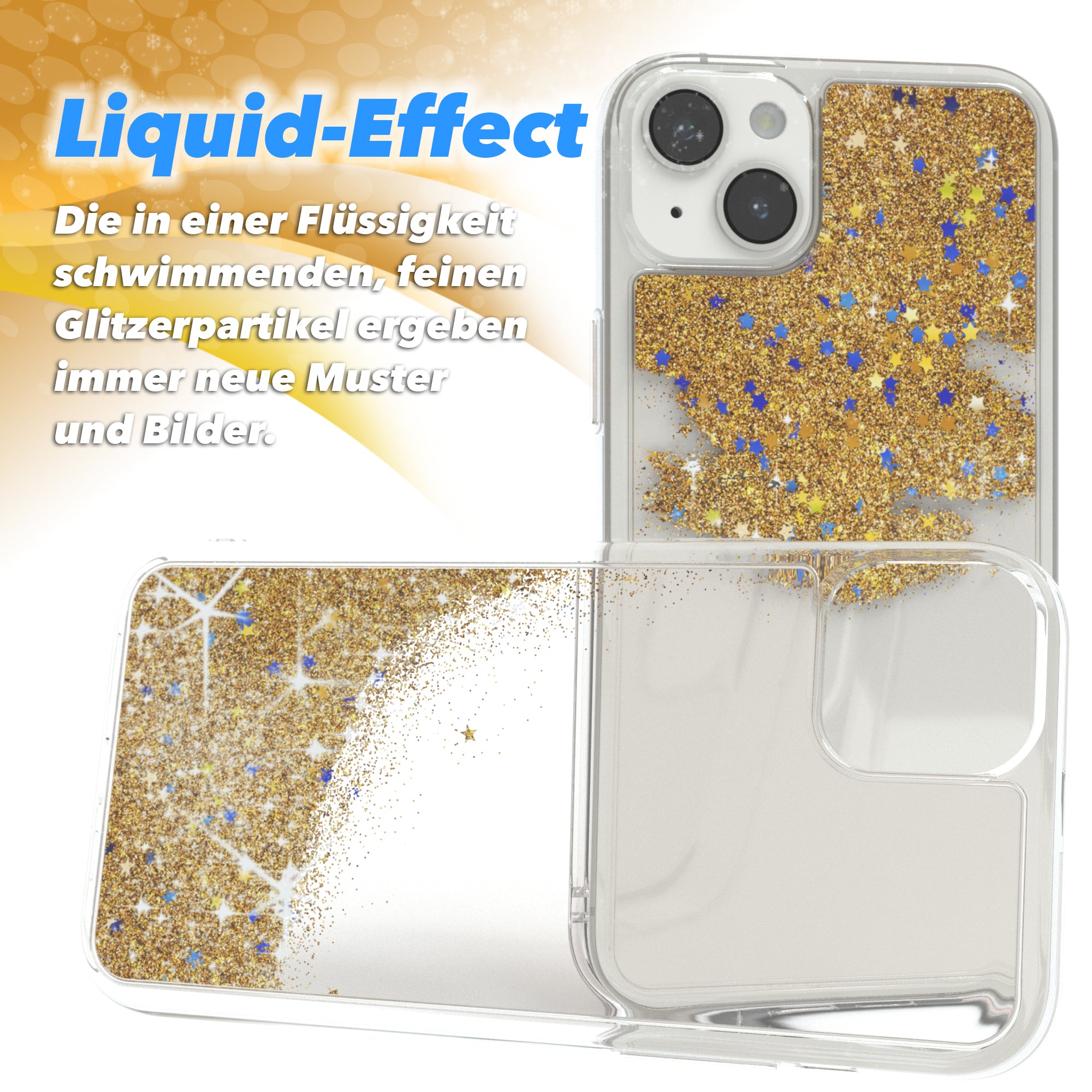 iPhone 14 Plus Glitzerhülle