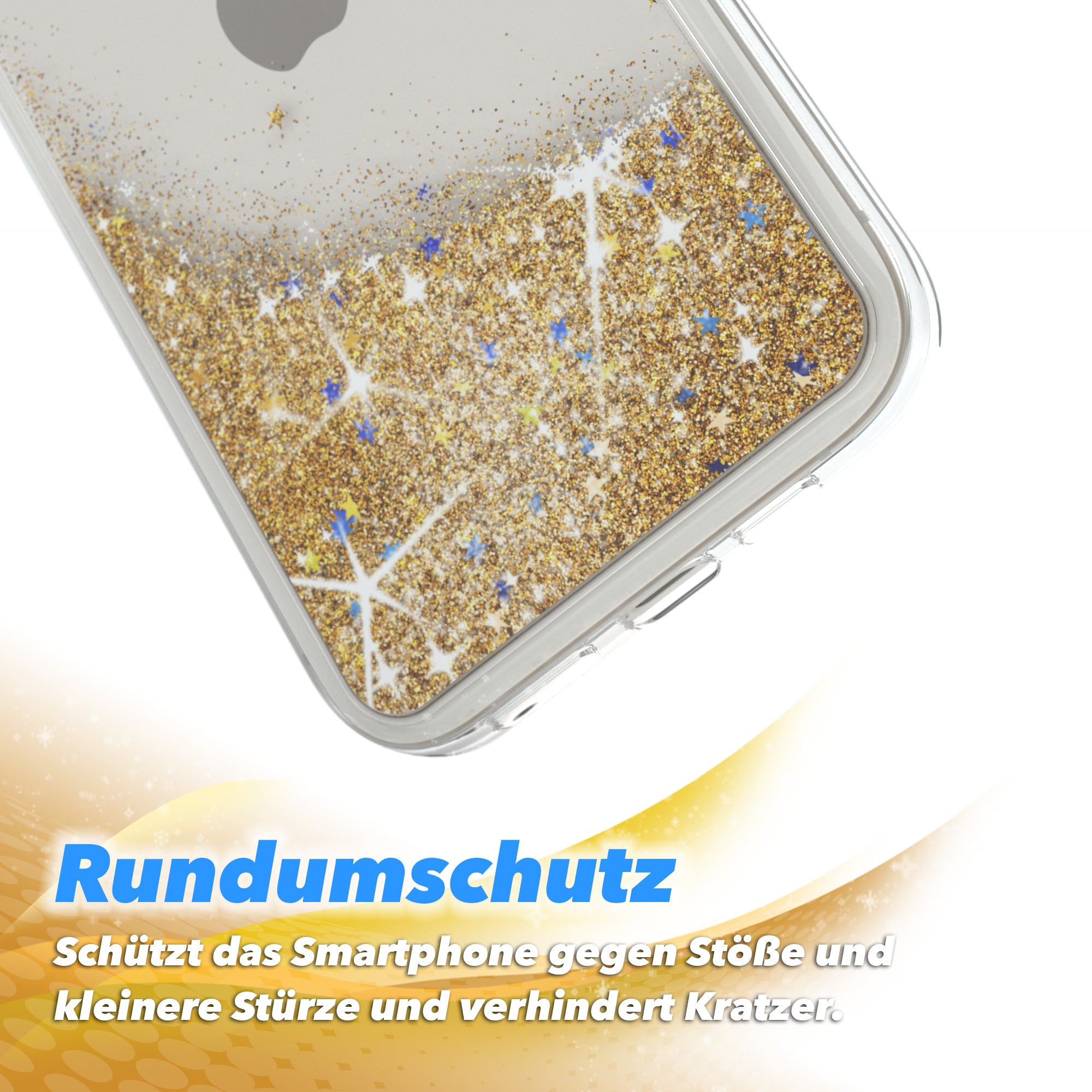 iPhone 14 Plus Glitzerhülle