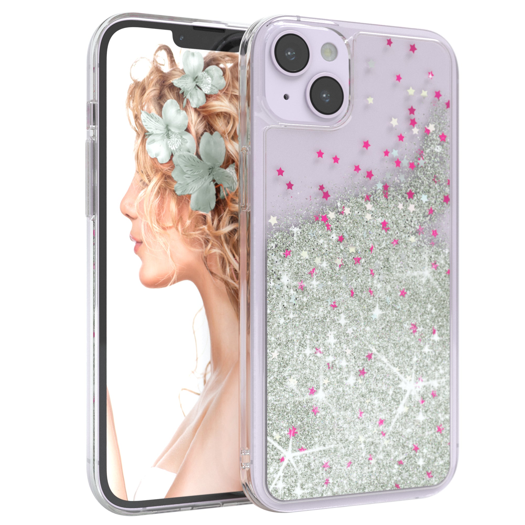 iPhone 14 Plus Glitzerhülle