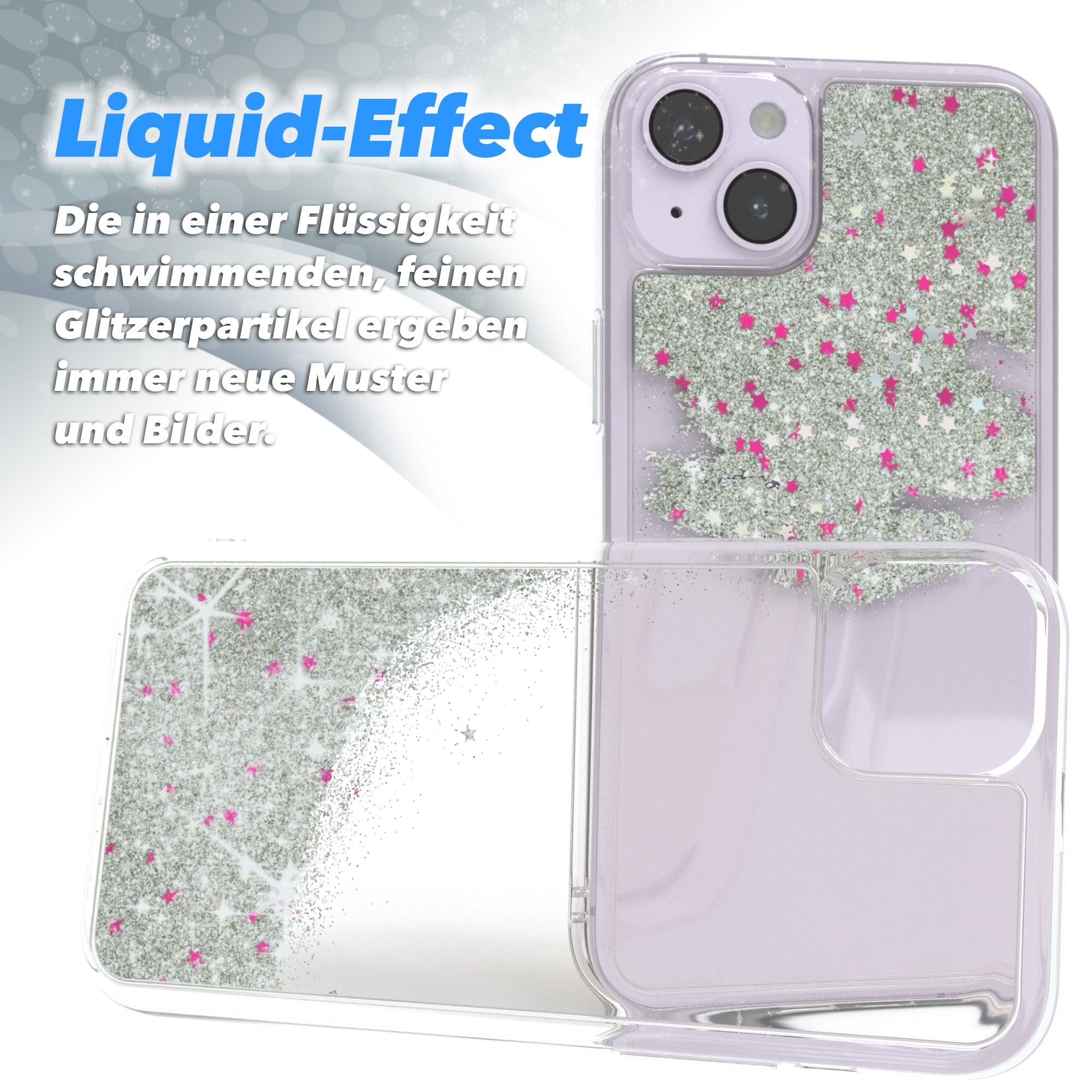 iPhone 14 Plus Glitzerhülle