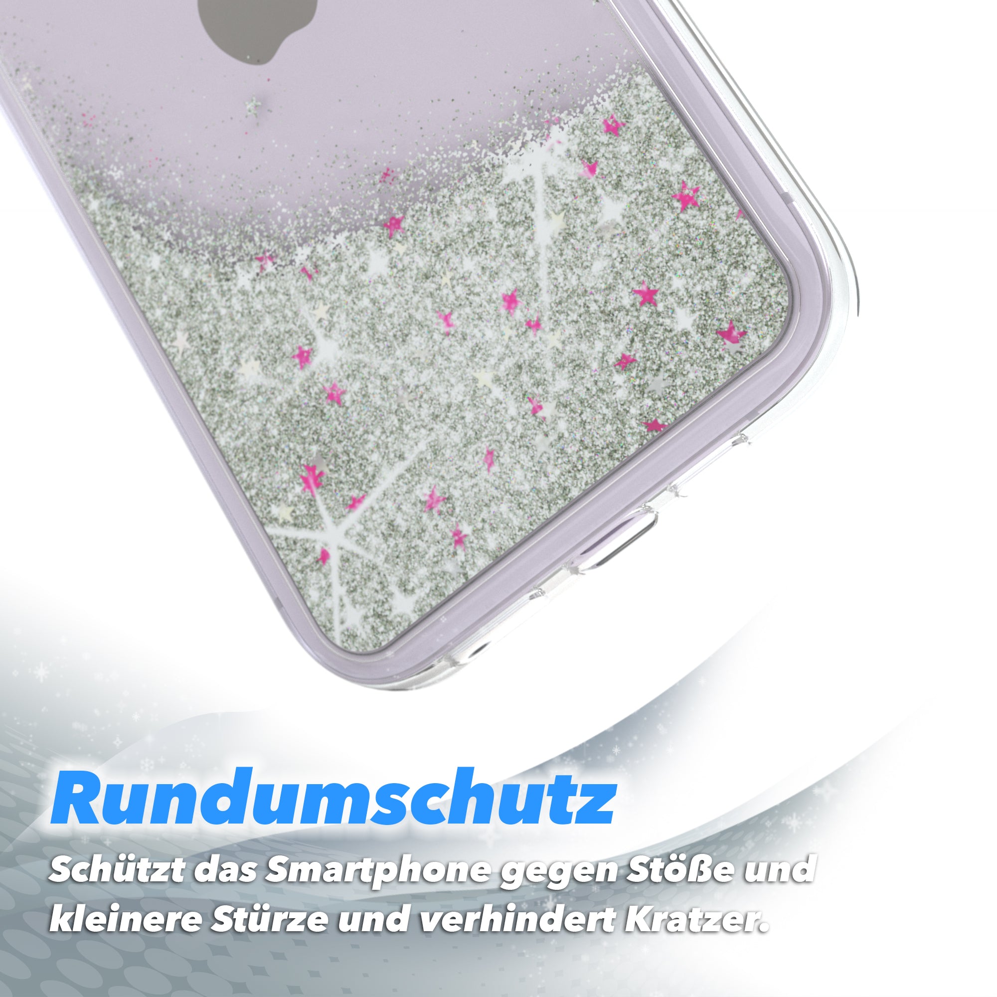 iPhone 14 Plus Glitzerhülle