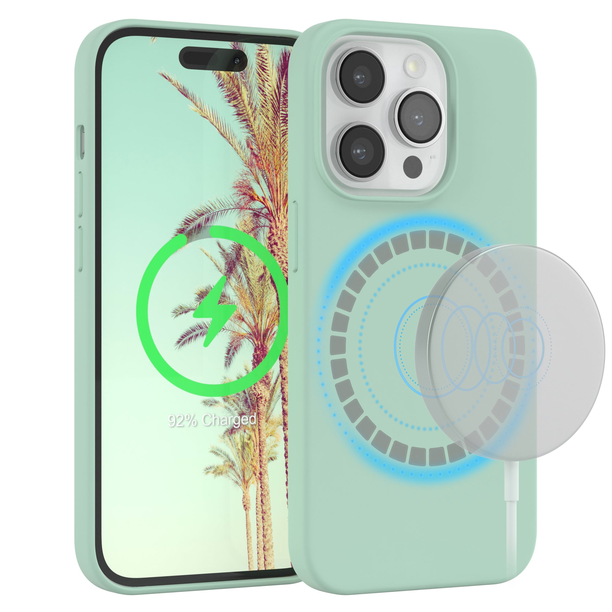iPhone 14 Pro premium Silikonhülle mit MagSafe