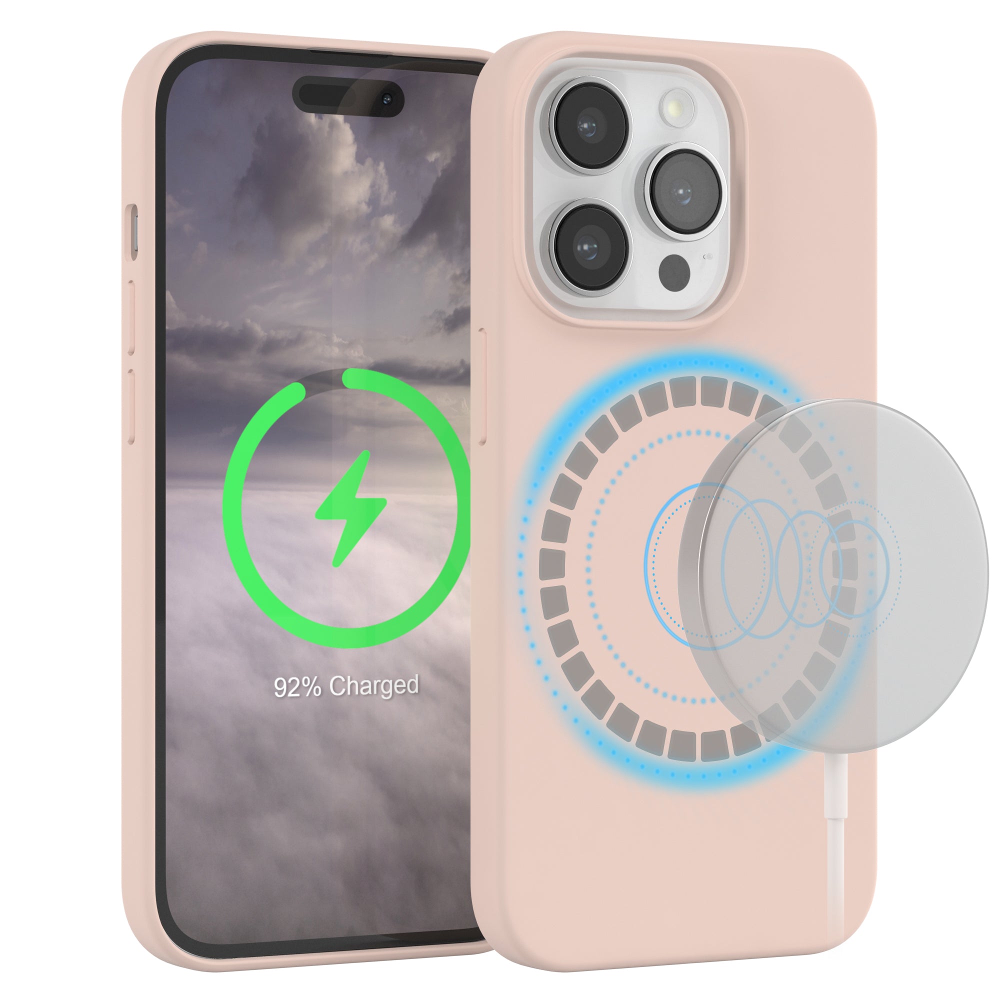 iPhone 14 Pro premium Silikonhülle mit MagSafe