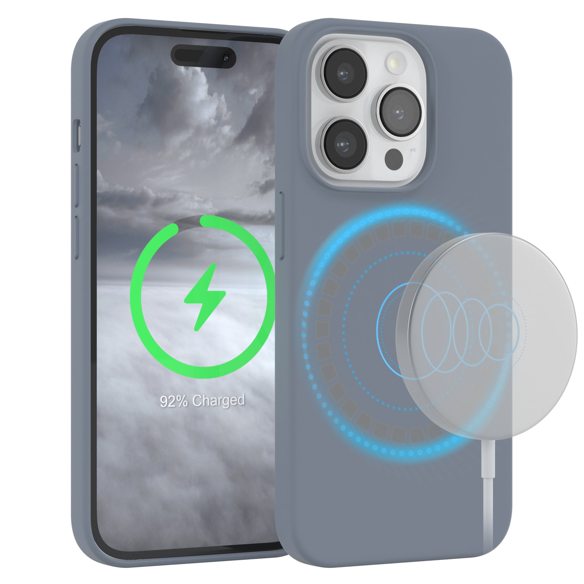iPhone 14 Pro premium Silikonhülle mit MagSafe