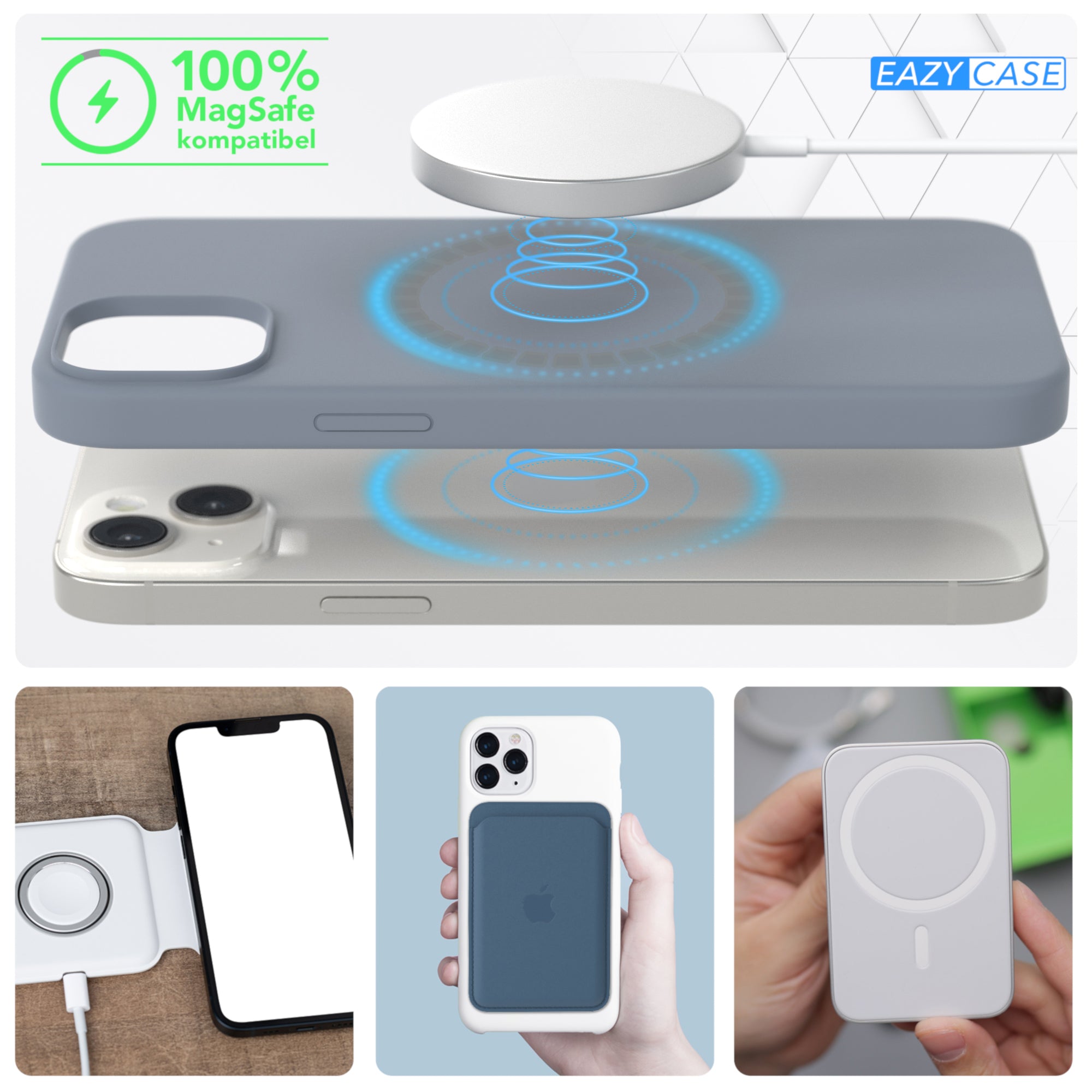 iPhone 14 Plus premium Silikonhülle mit MagSafe