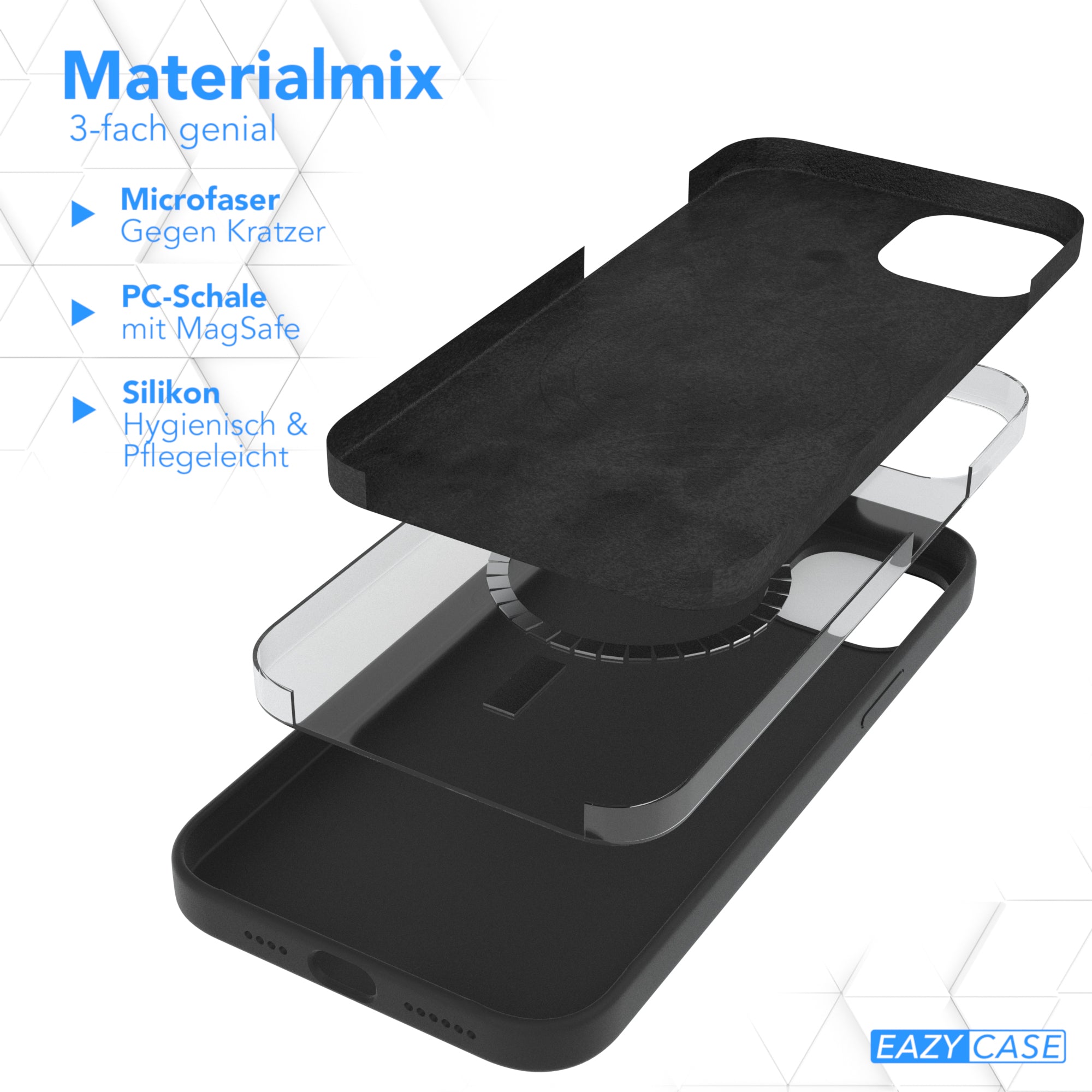 iPhone 14 Plus premium Silikonhülle mit MagSafe