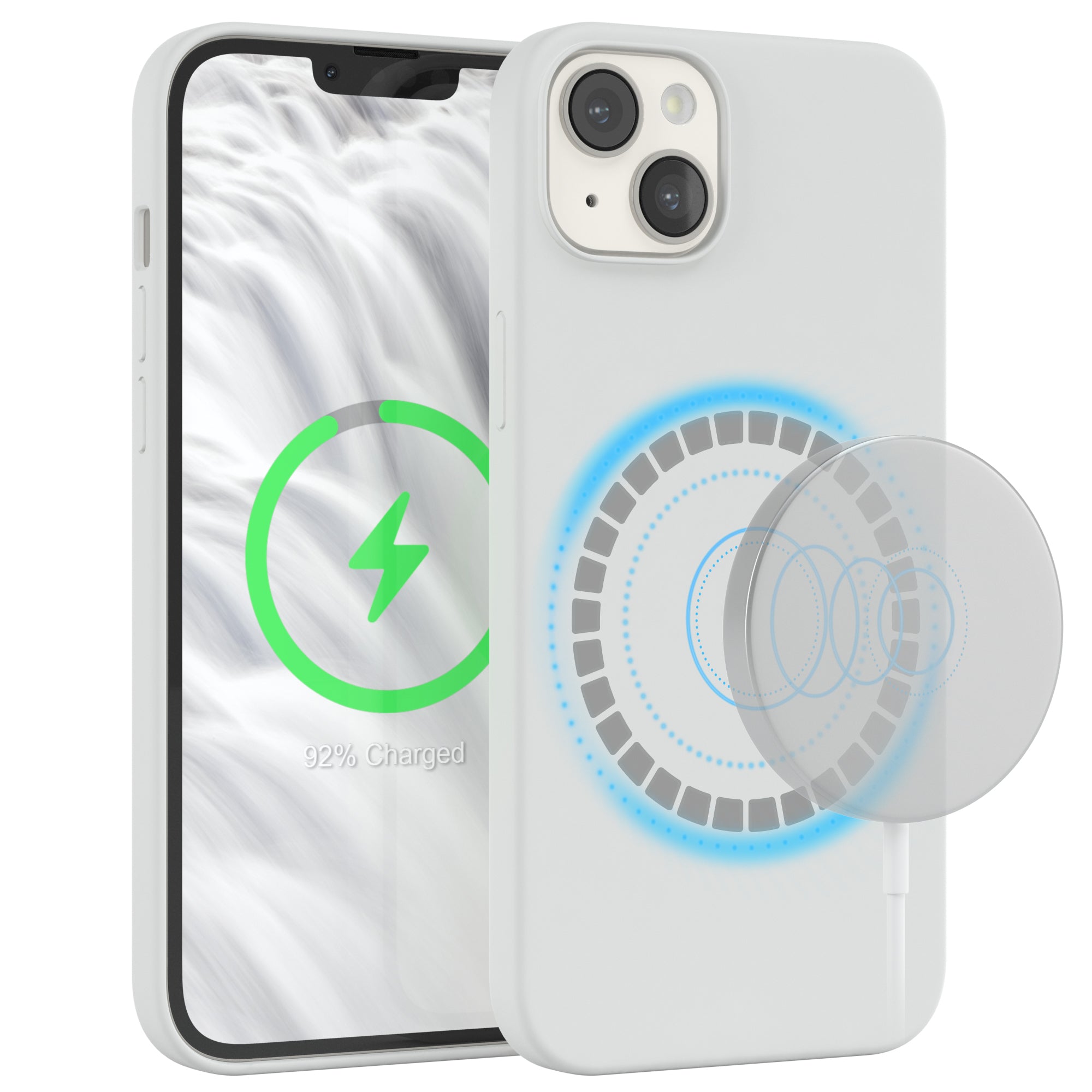iPhone 14 Plus premium Silikonhülle mit MagSafe