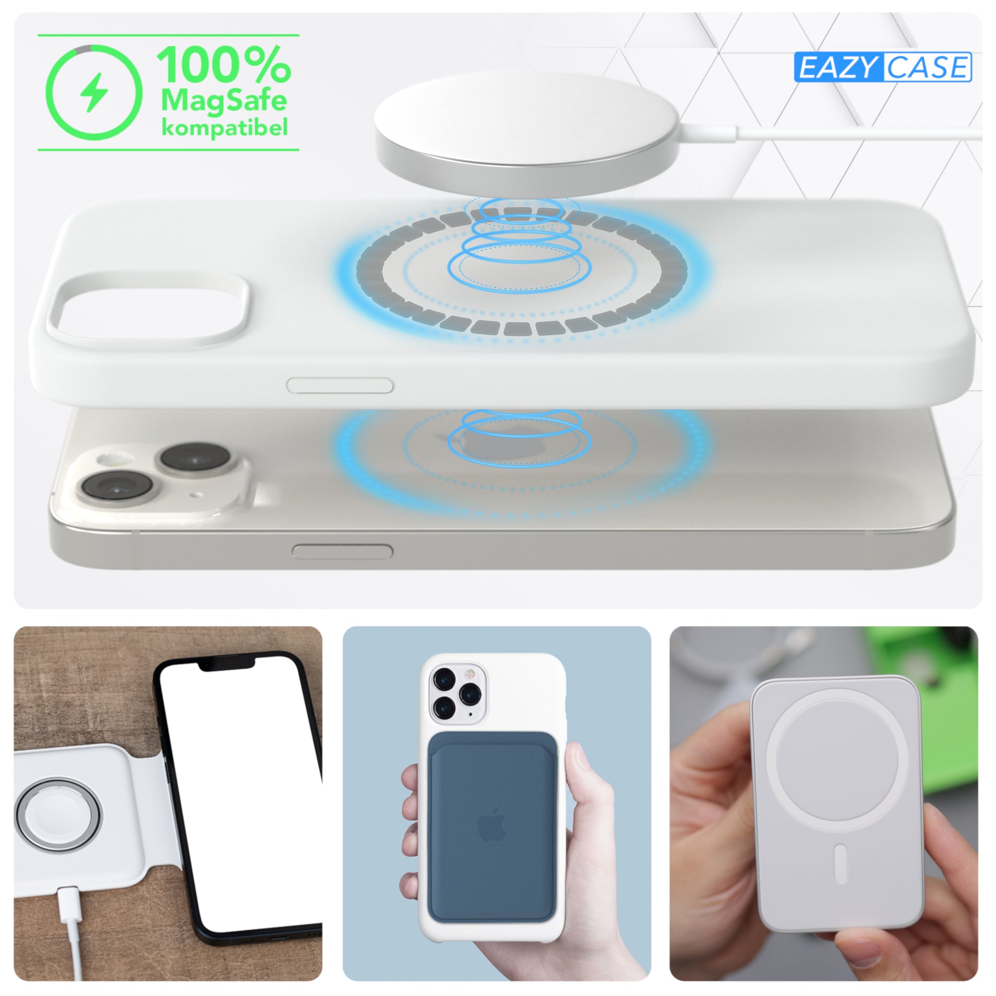 iPhone 14 Plus premium Silikonhülle mit MagSafe