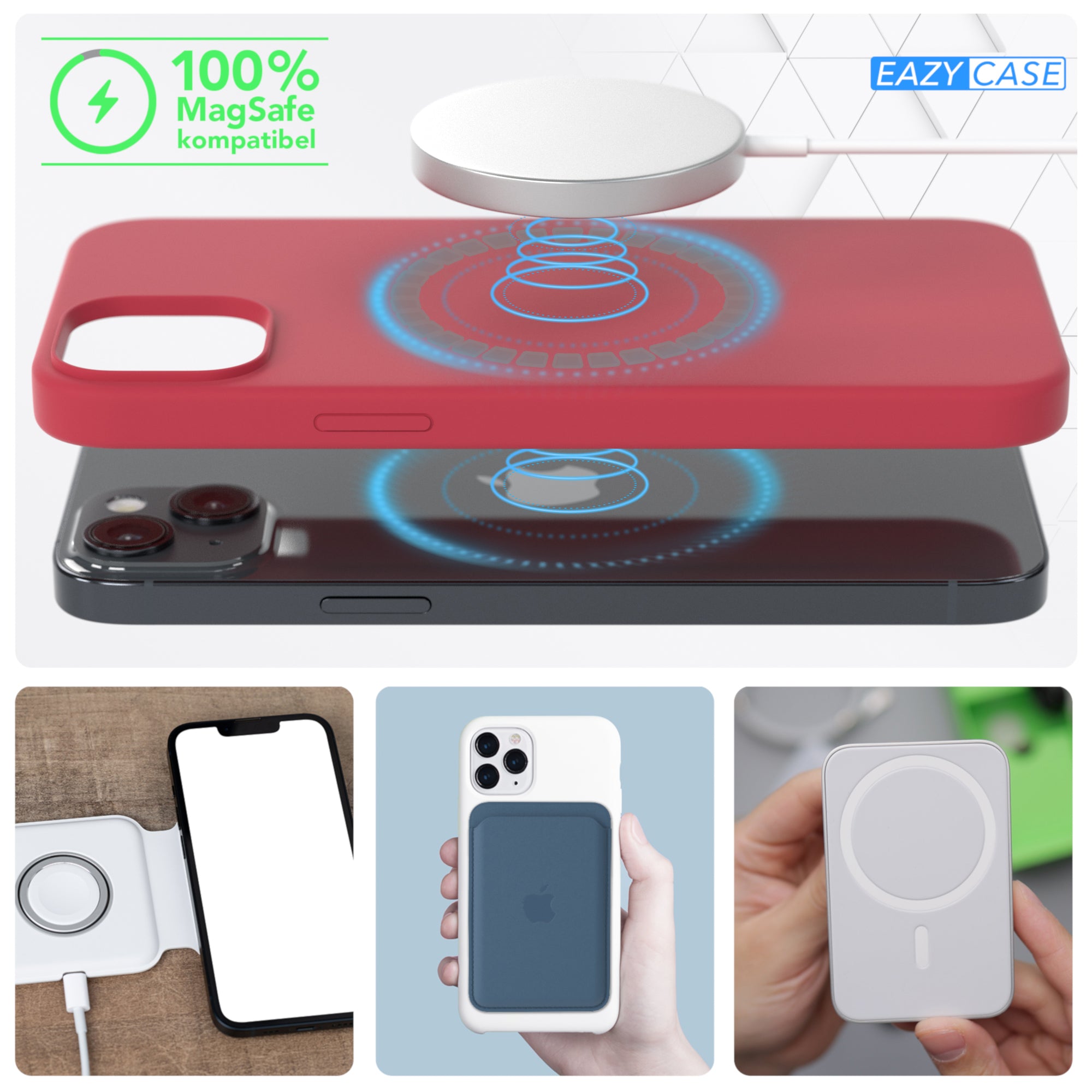 iPhone 14 Plus premium Silikonhülle mit MagSafe