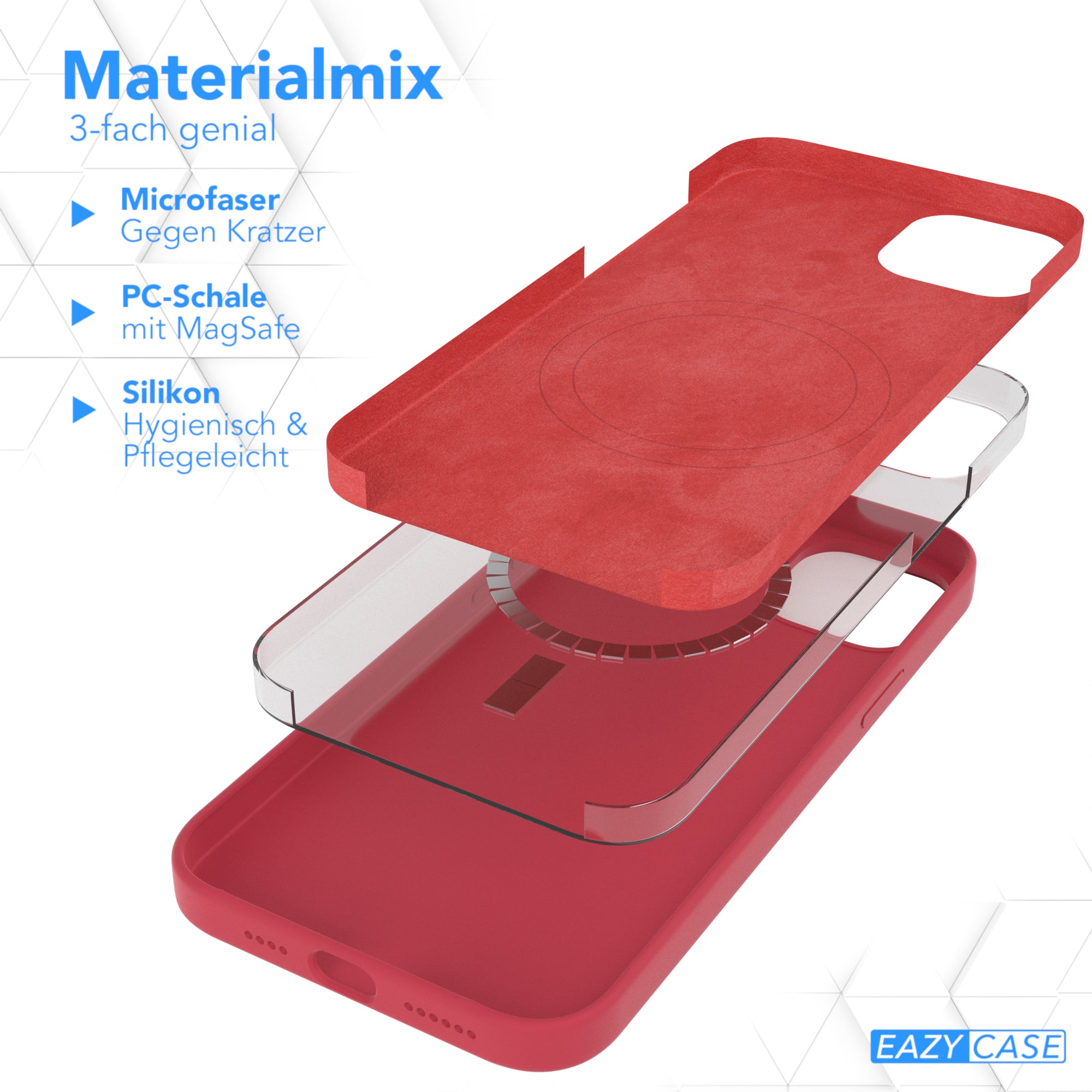 iPhone 14 Plus premium Silikonhülle mit MagSafe