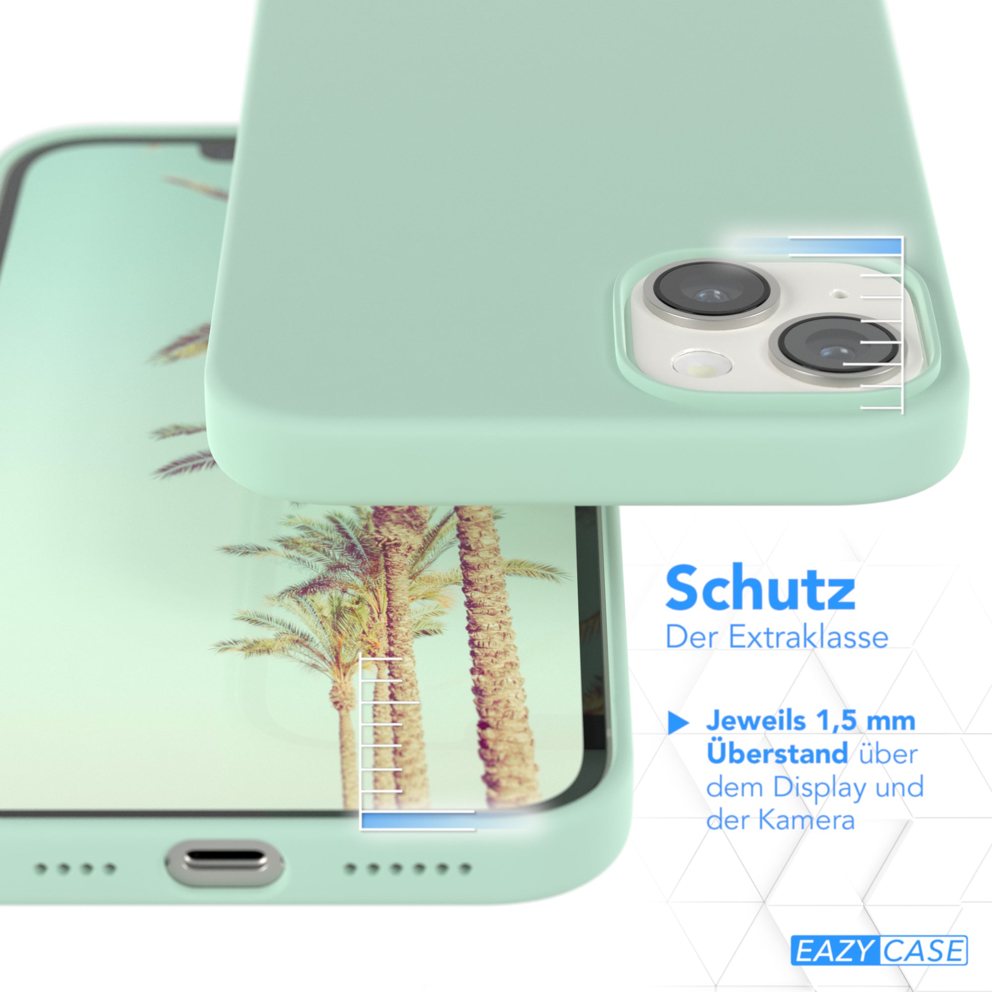 iPhone 14 Plus premium Silikonhülle mit MagSafe