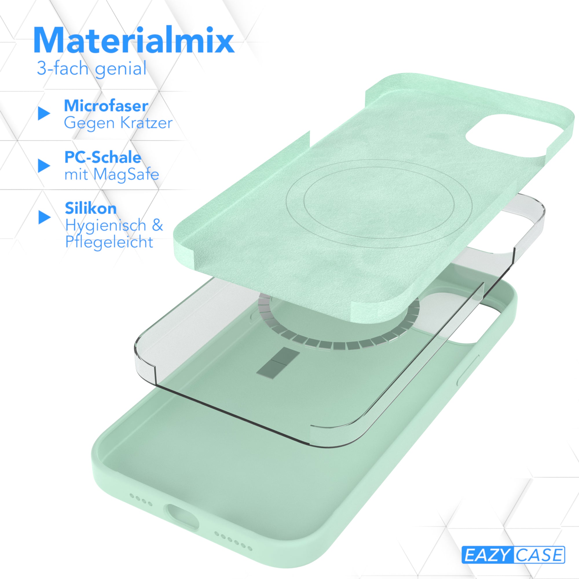 iPhone 14 Plus premium Silikonhülle mit MagSafe